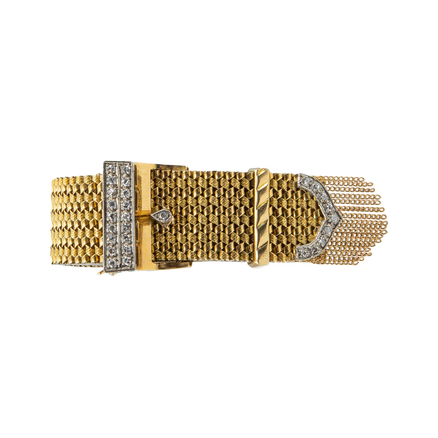 Brazalete en forma de cinturón 18k