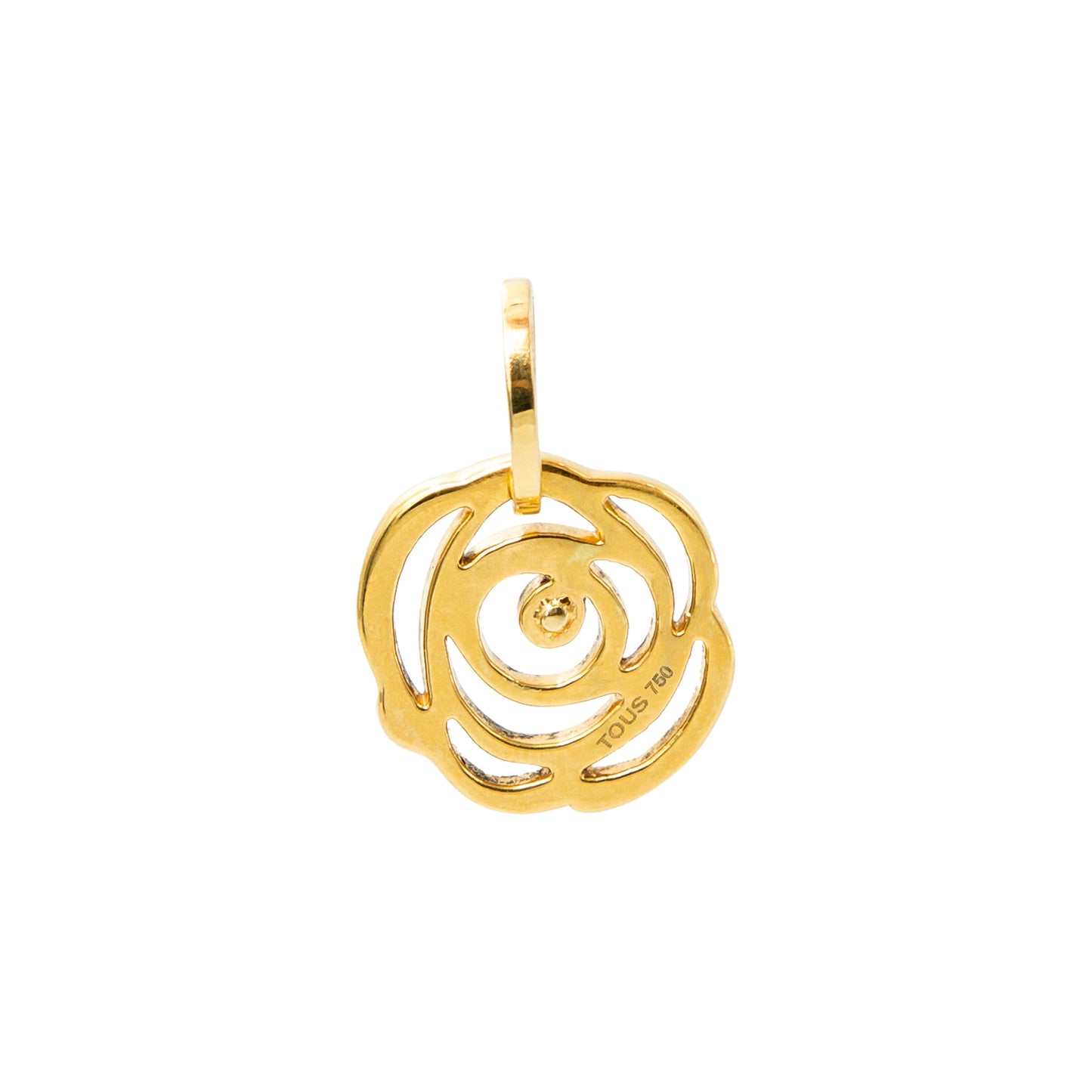 Dije Rosa de Abril 18k