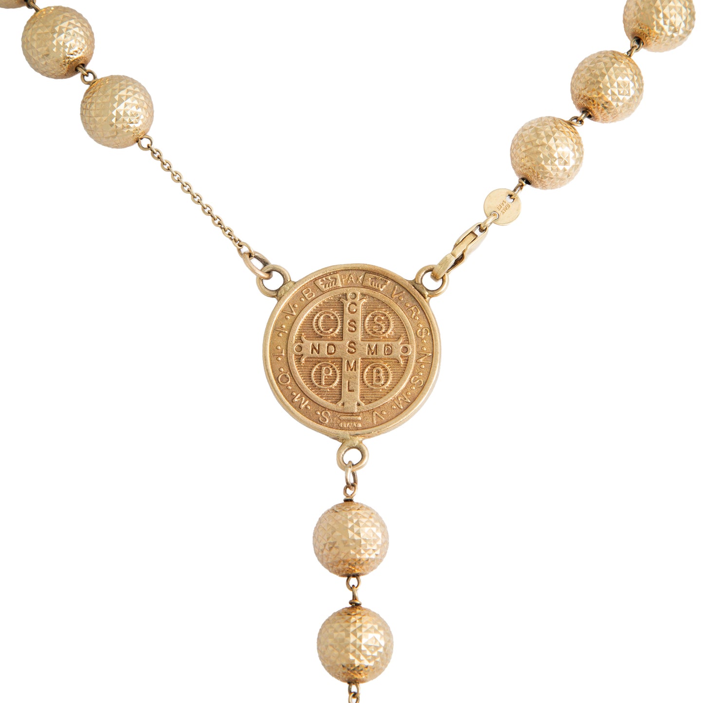 Rosario Con Medalla de San Benito y Cristo