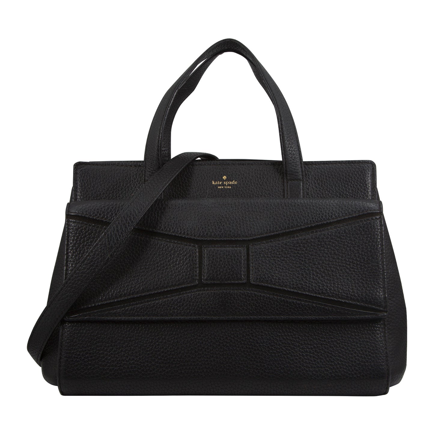 Bolso En Piel Color Negro