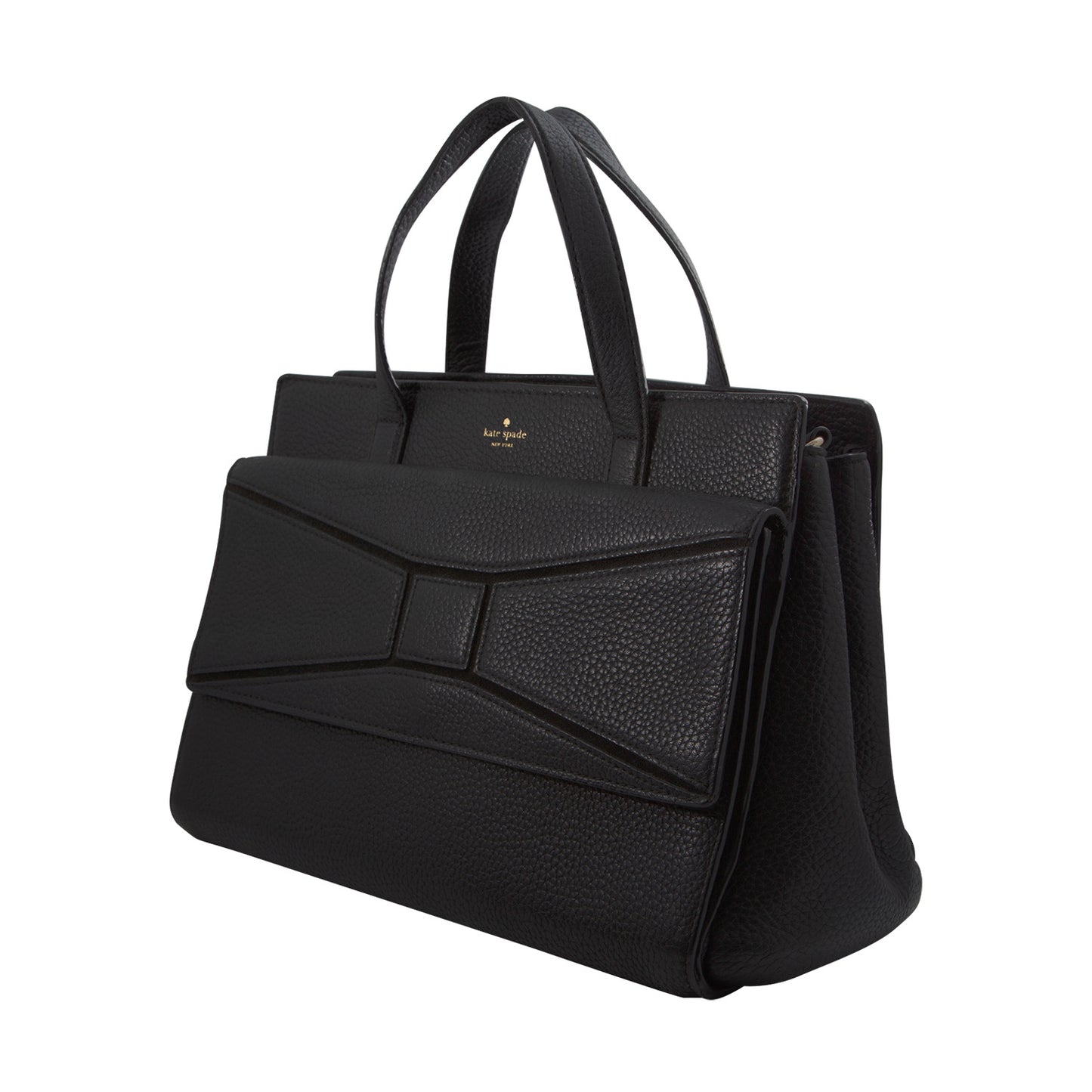 Bolso En Piel Color Negro