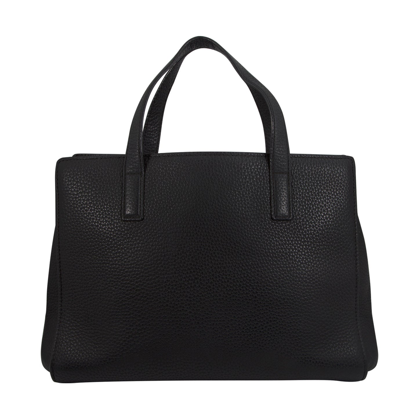 Bolso En Piel Color Negro