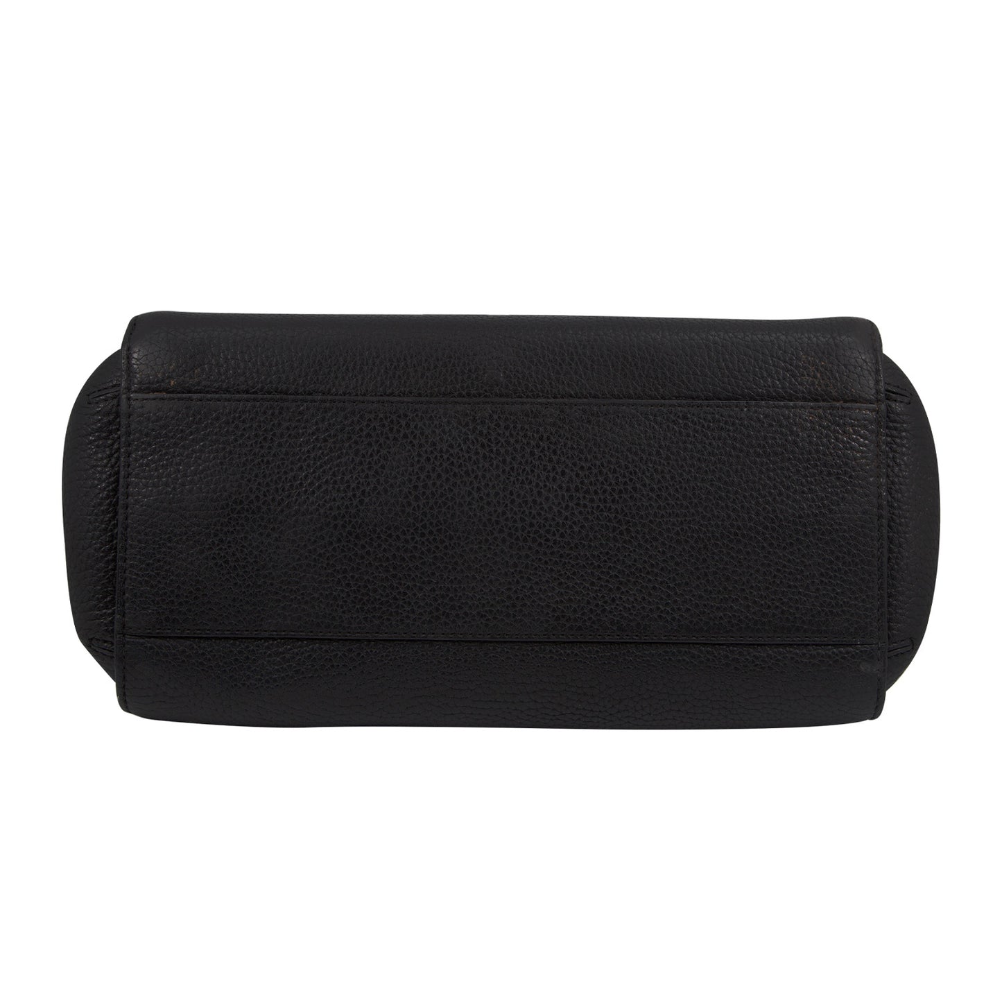 Bolso En Piel Color Negro
