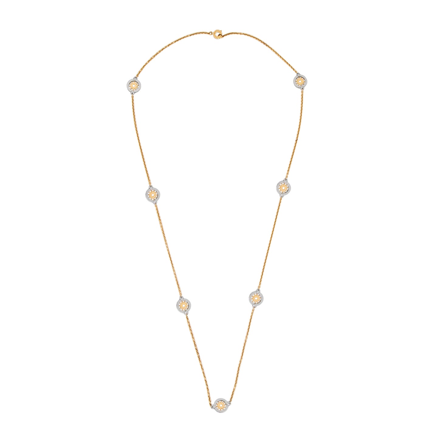 Collar Con Motivos Circulares