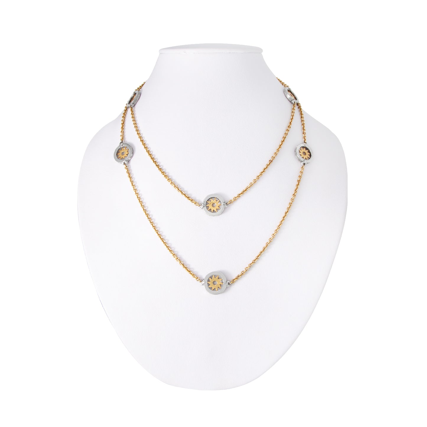 Collar Con Motivos Circulares