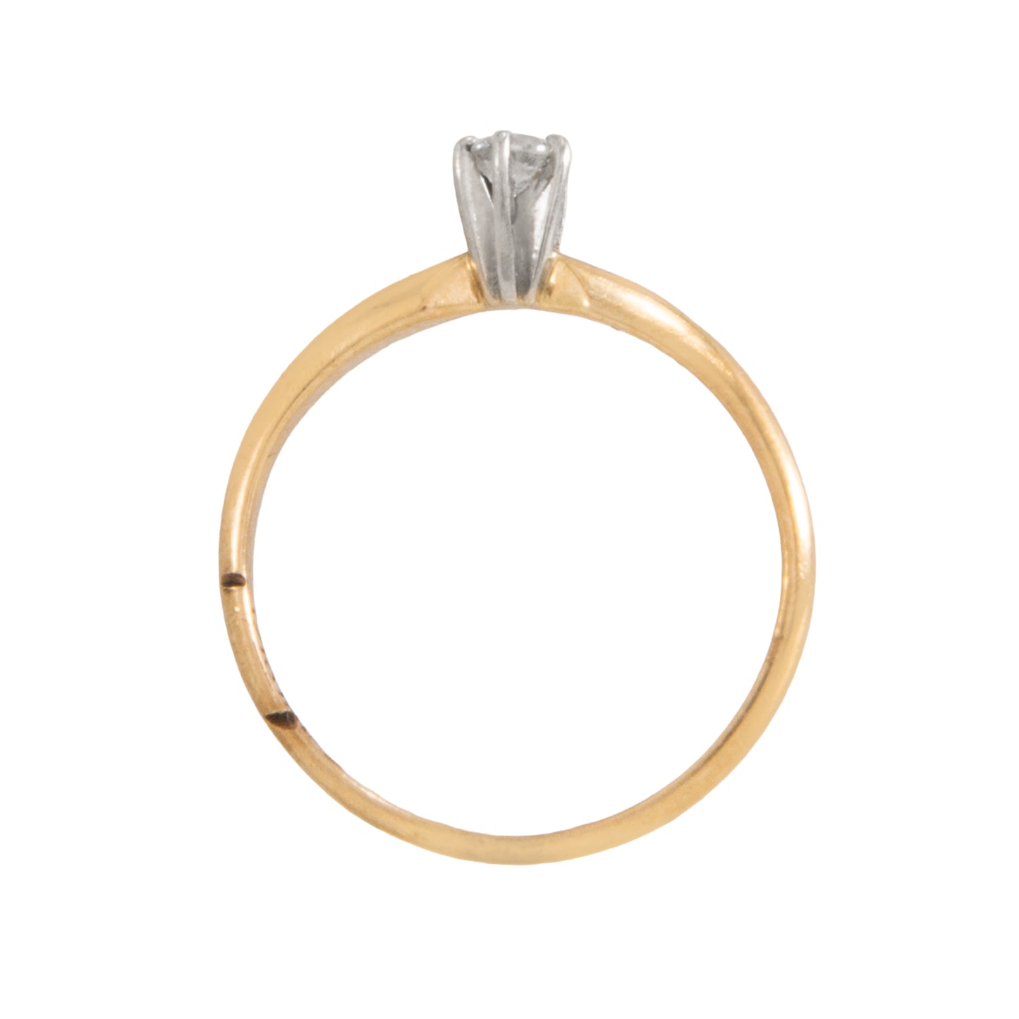 Anillo Solitario 0.10 CT