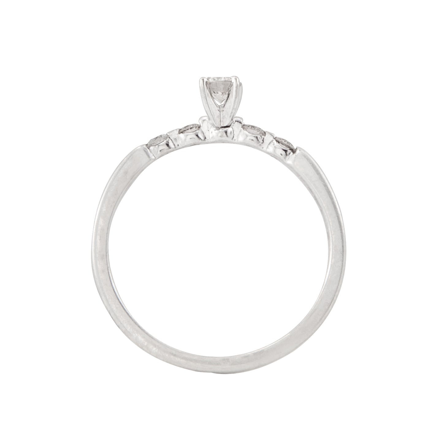 Anillo Solitario .14 CT
