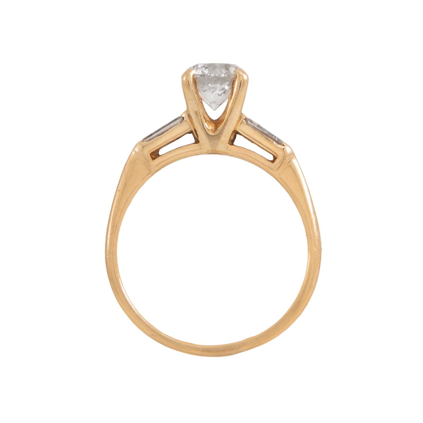 Anillo Solitario 14k