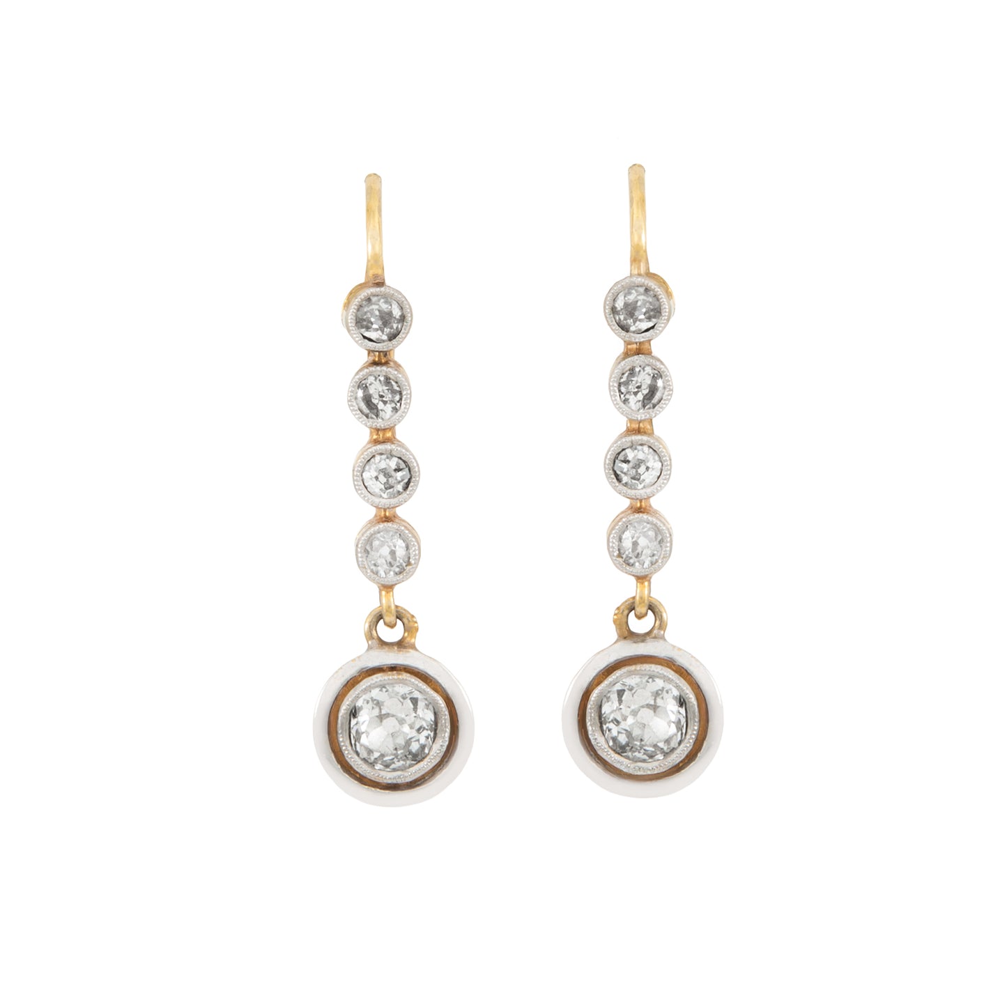 Aretes Largos 18k