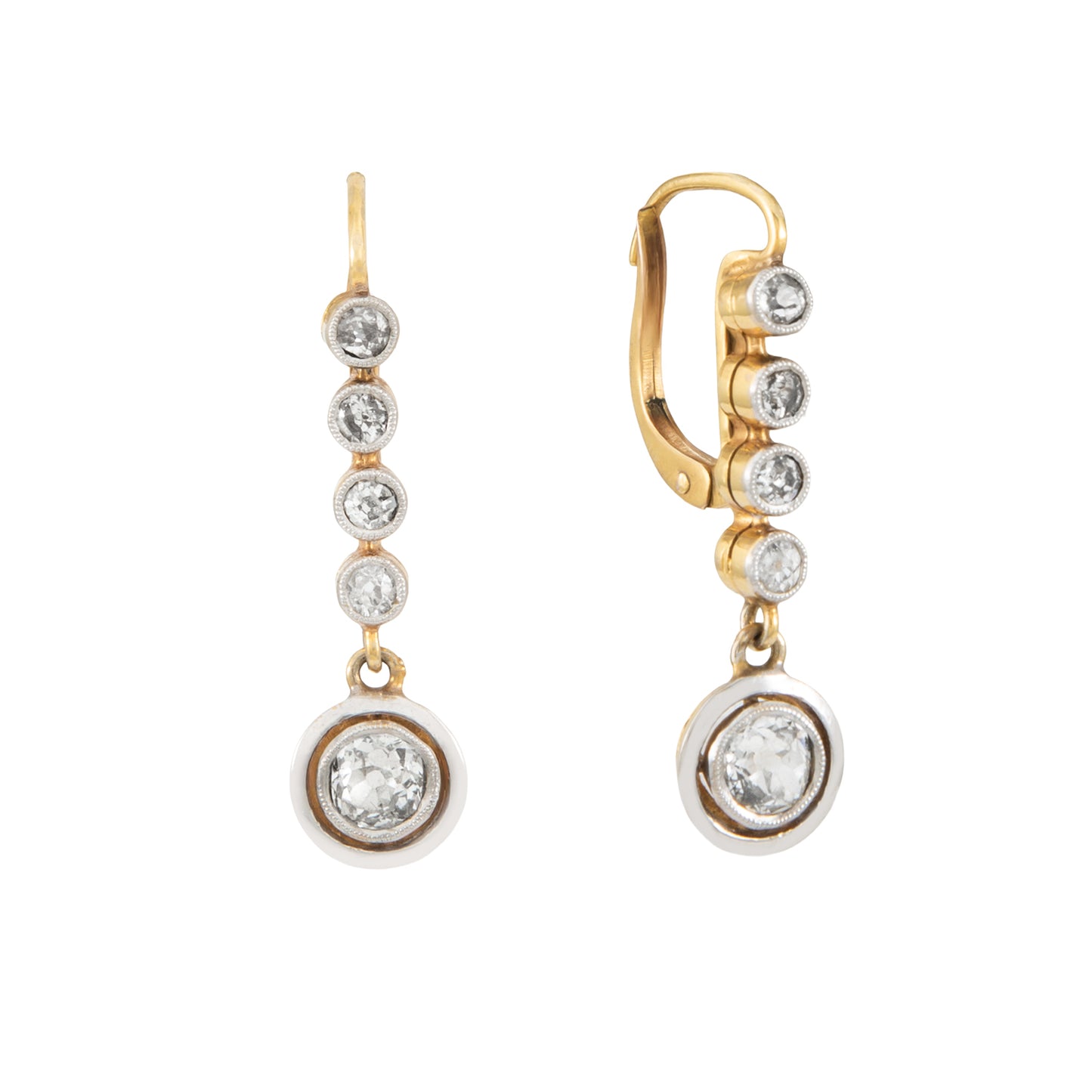 Aretes Largos 18k