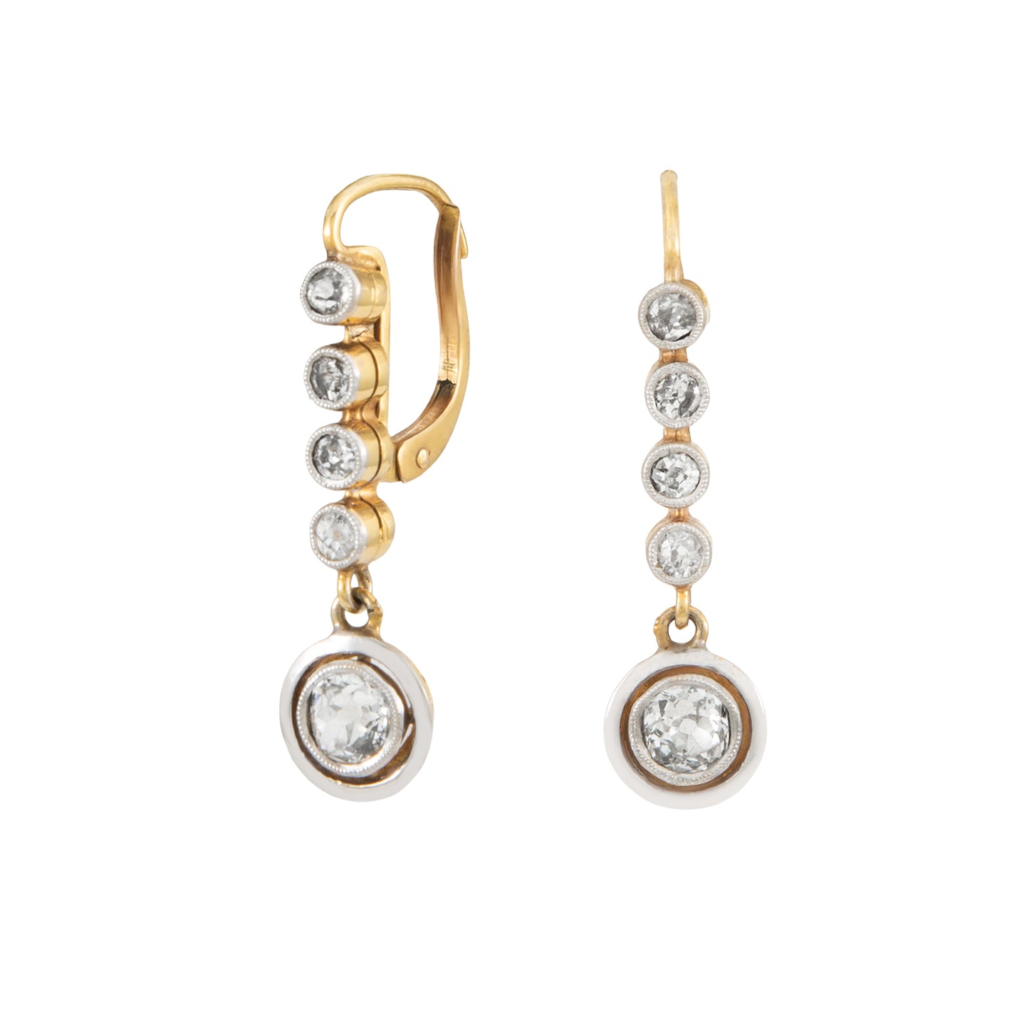 Aretes Largos 18k