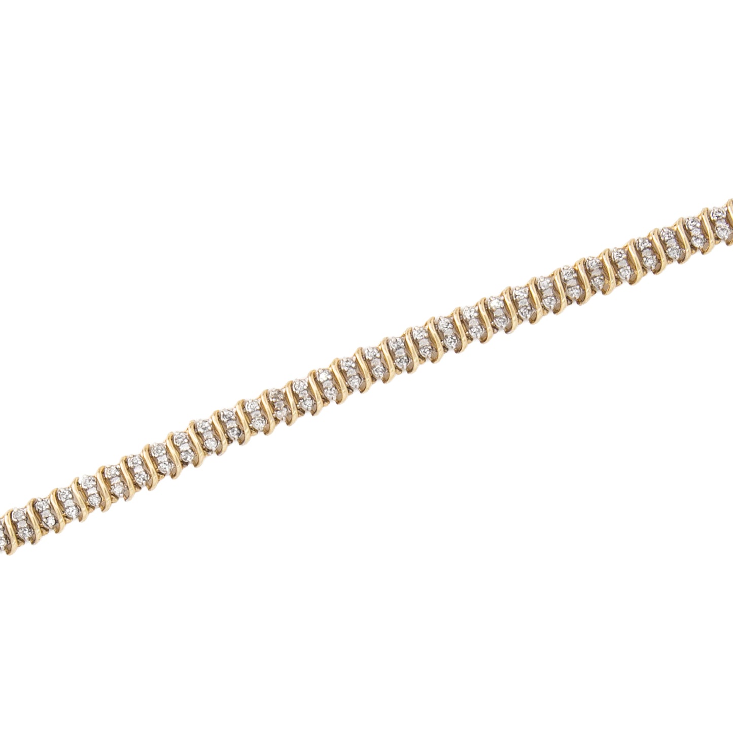 VENDIDO Pulsera de Oro Con Brillantes