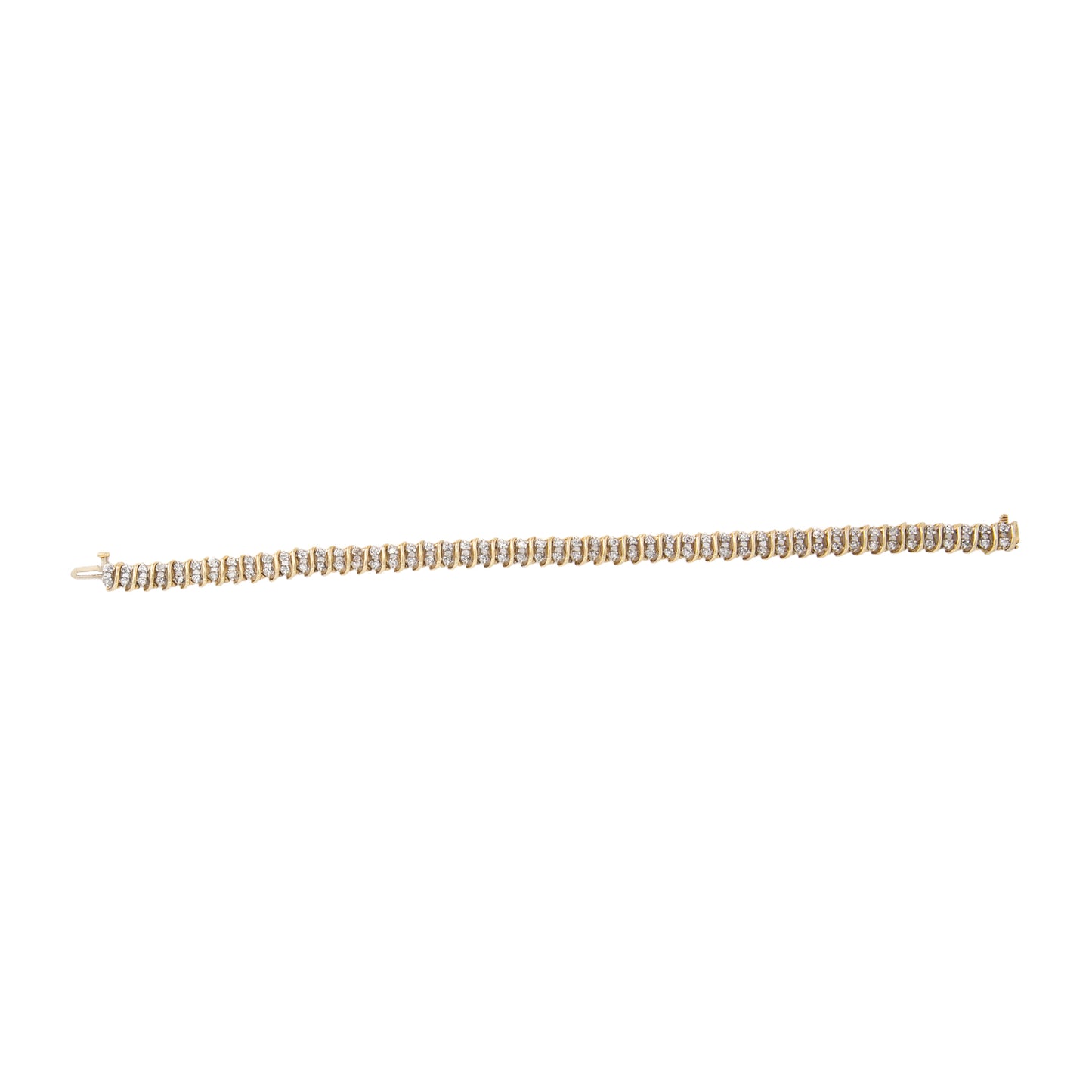 VENDIDO Pulsera de Oro Con Brillantes