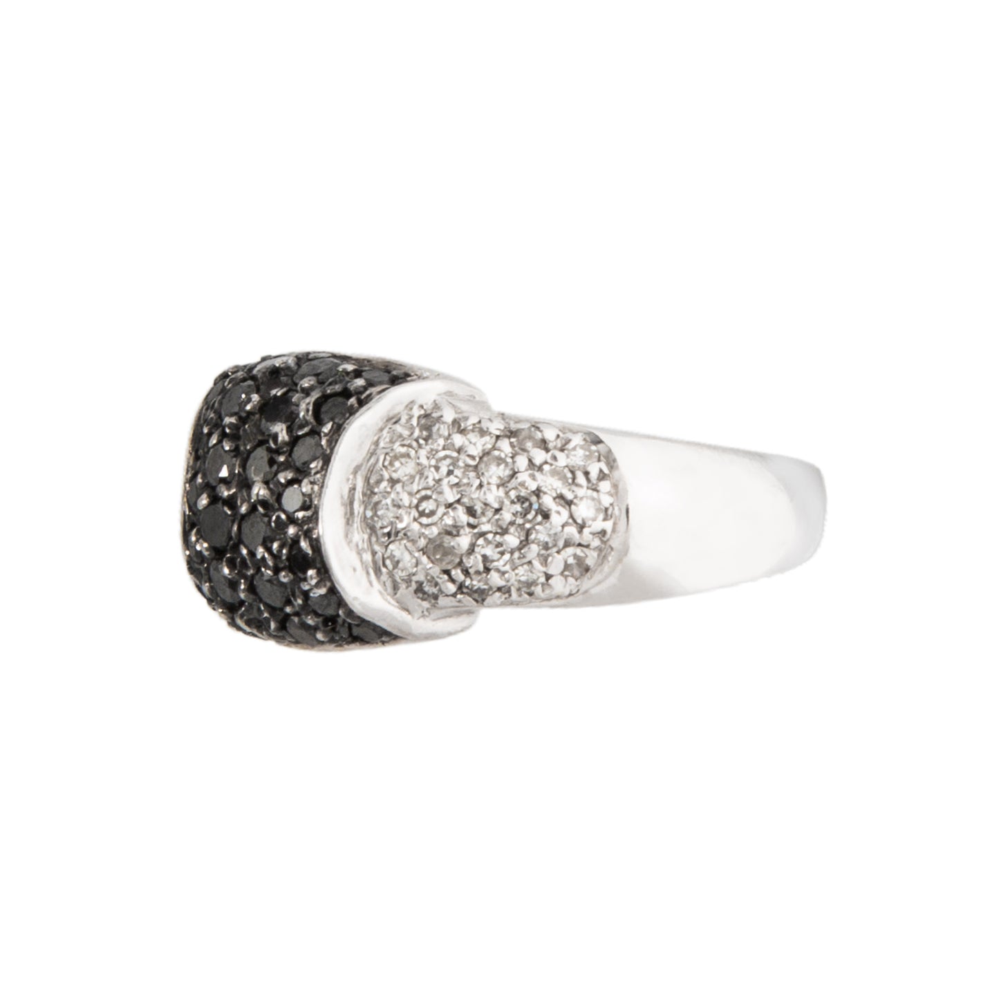 Juego de Aretes y Anillo Oro Blanco