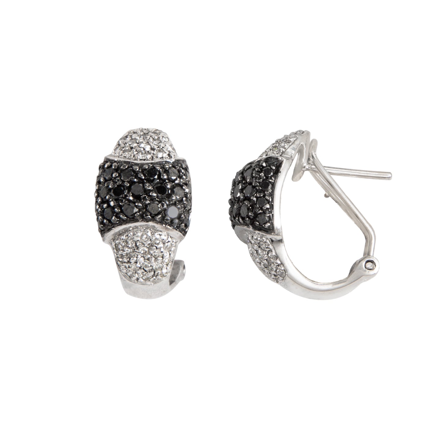 Juego de Aretes y Anillo Oro Blanco