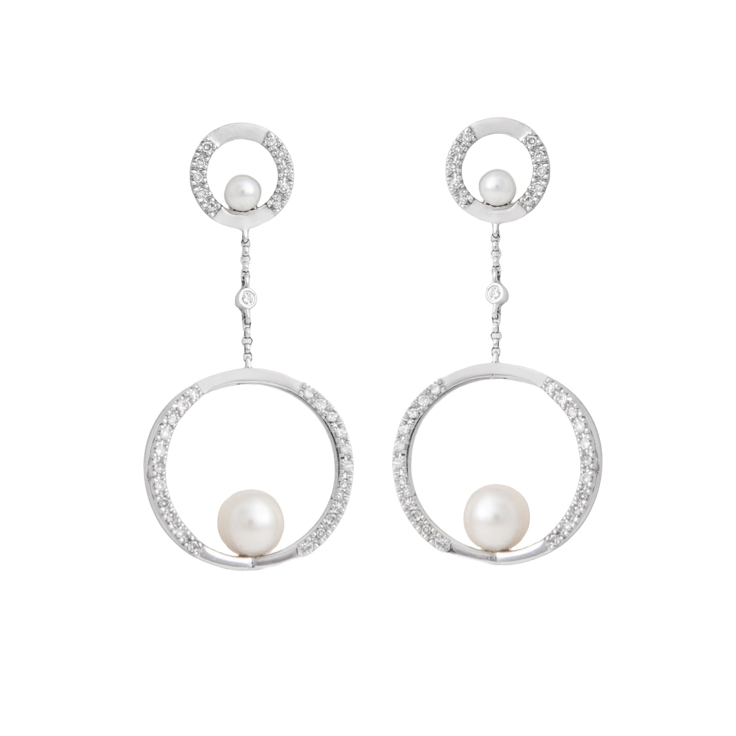 Aretes Colgantes Diseño Circular