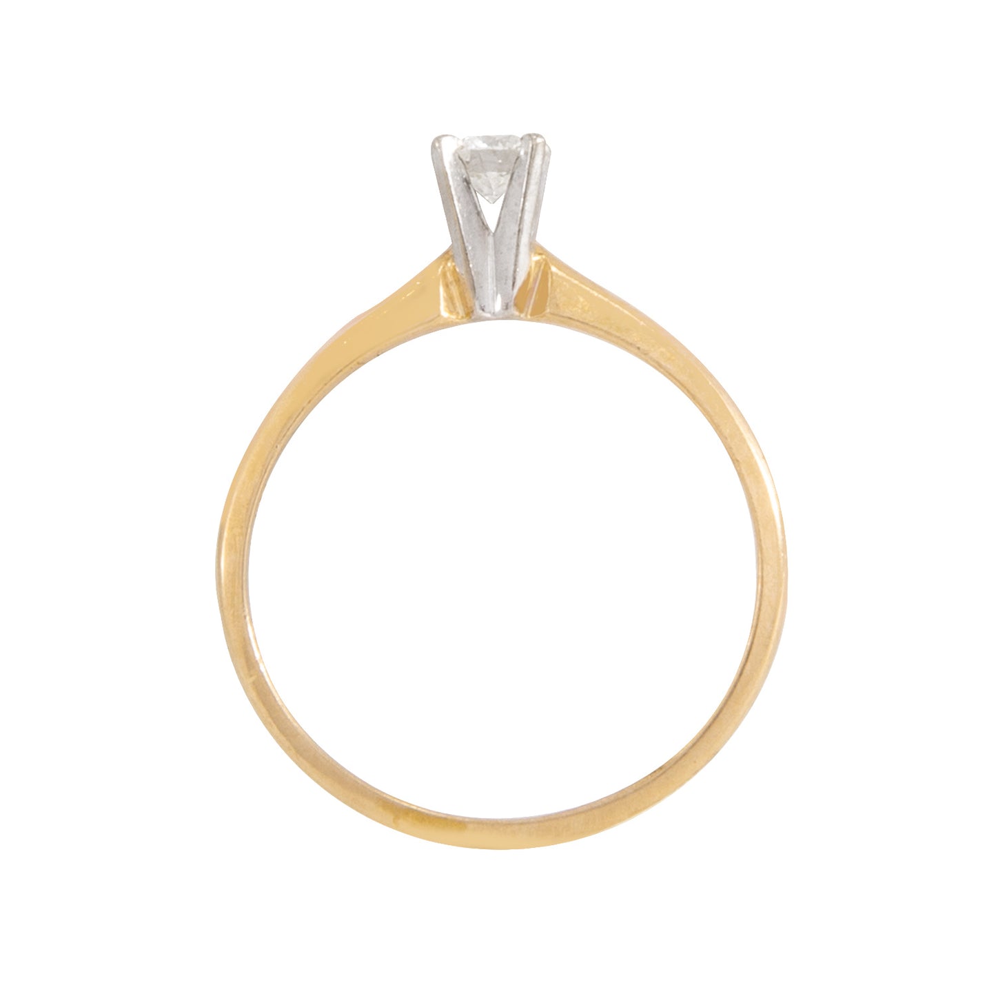 Anillo Solitario .20 CT