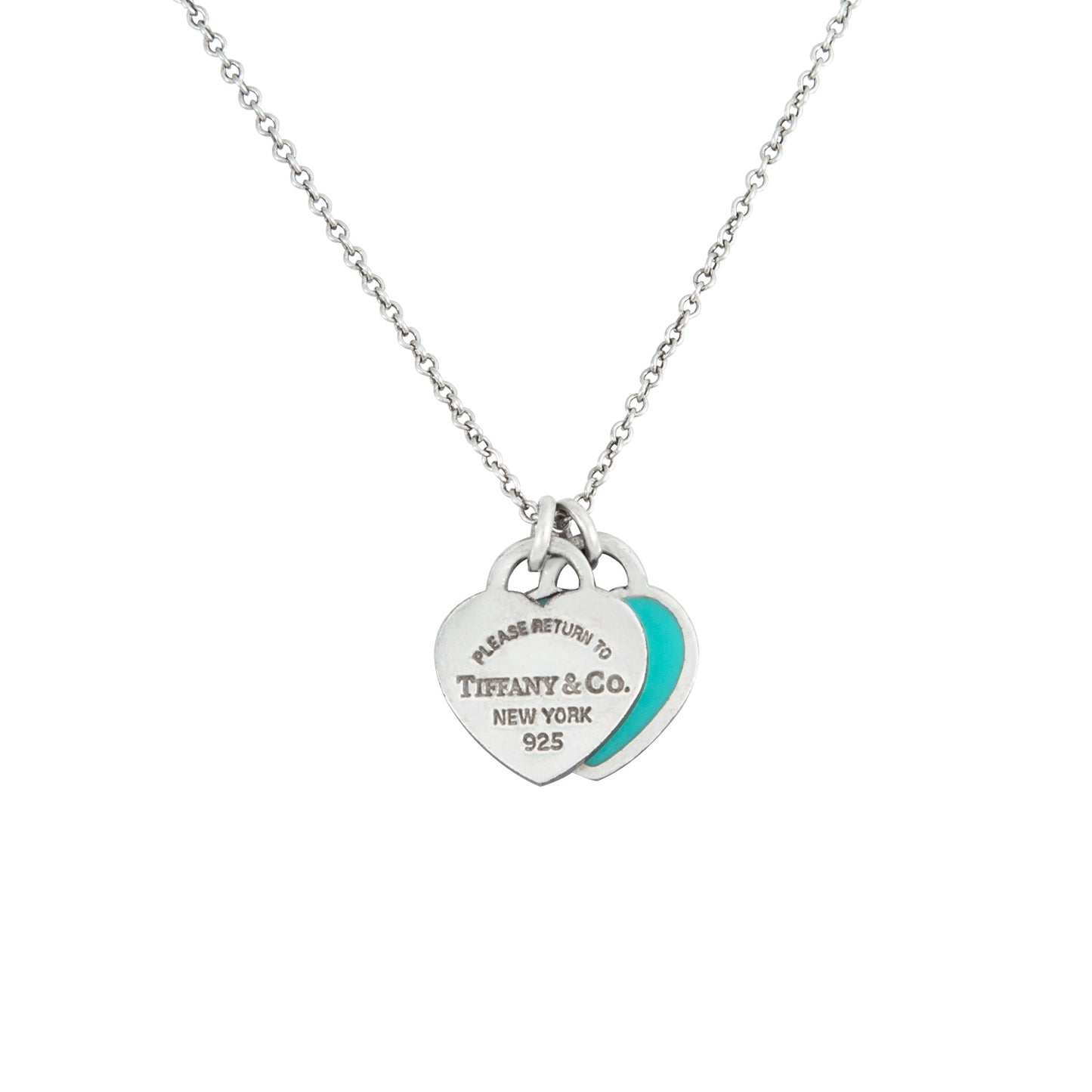 Collar Con Doble Placa Corazón