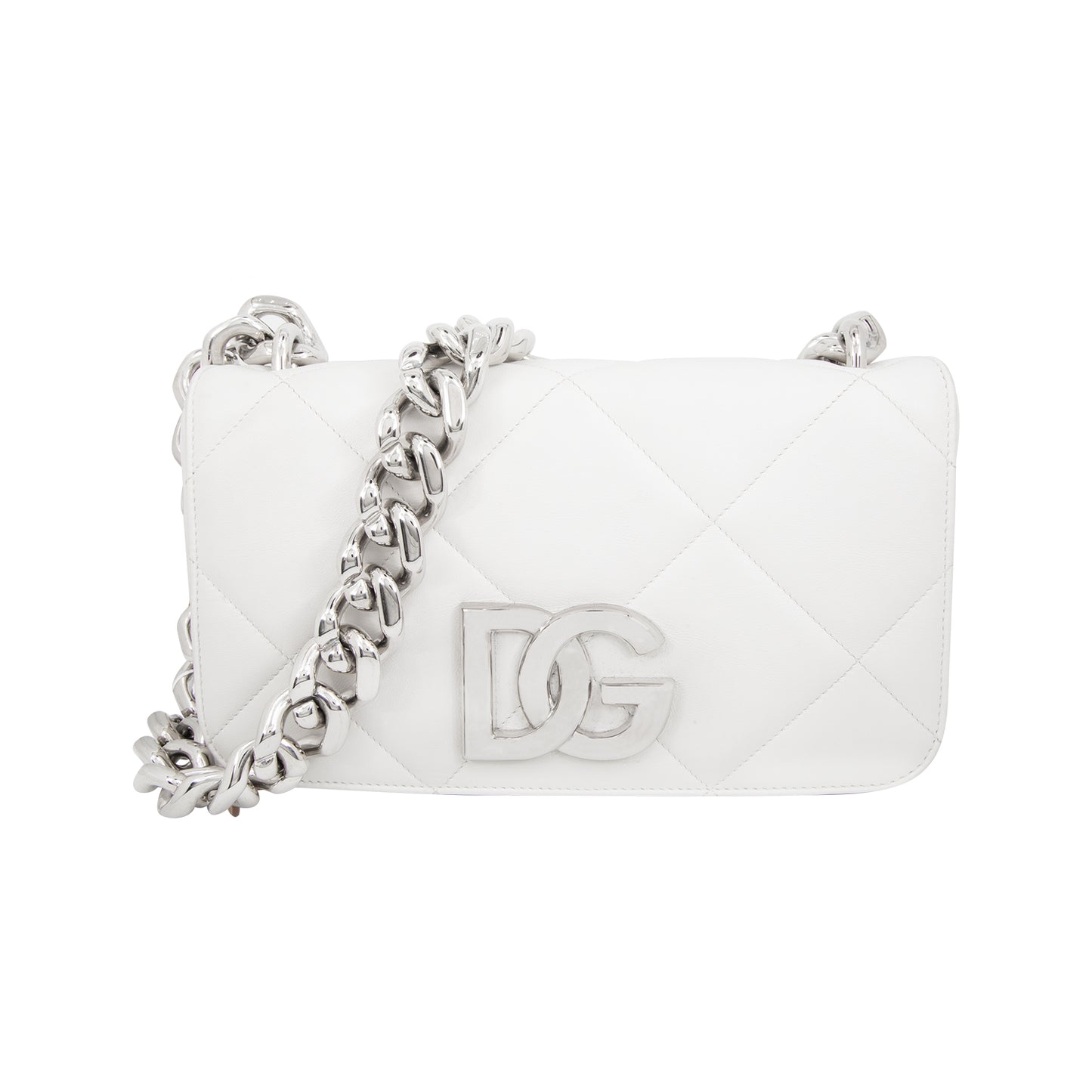 Crossbody En Piel Blanca
