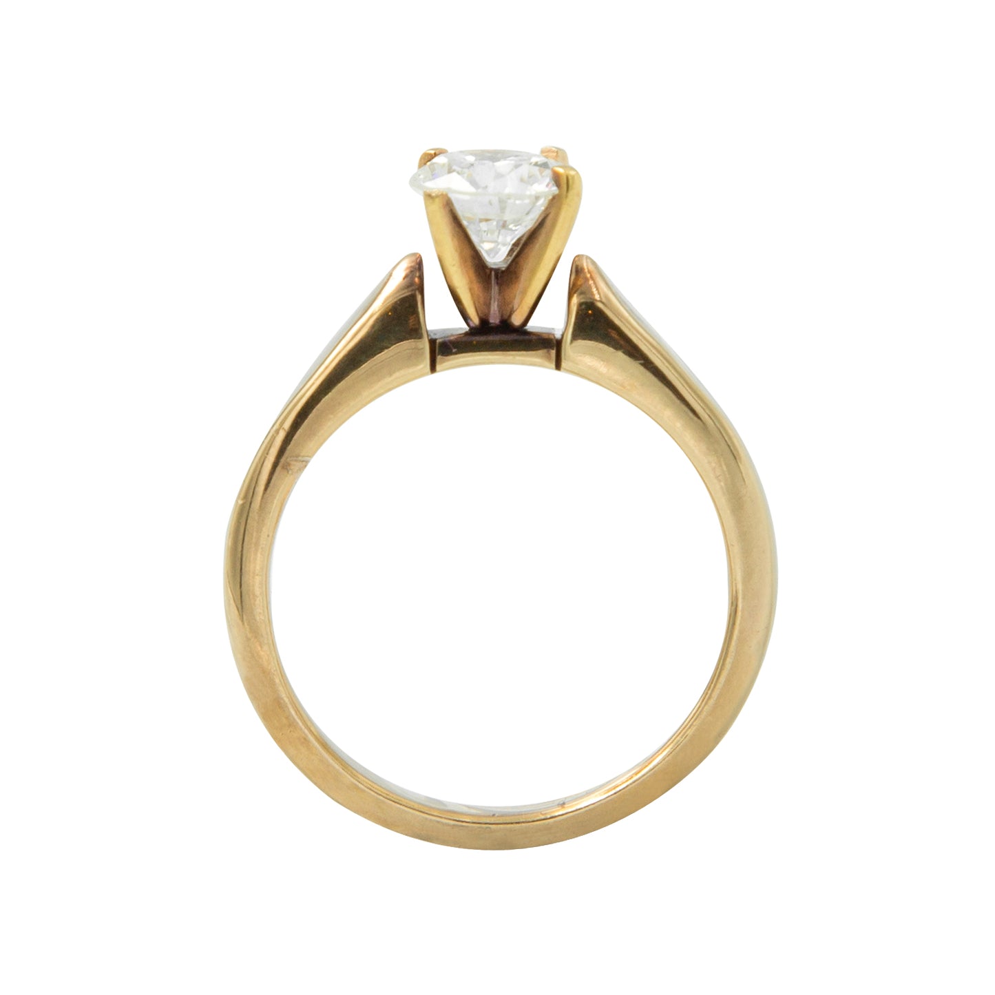 Anillo solitario con diamante central de 1.18CT