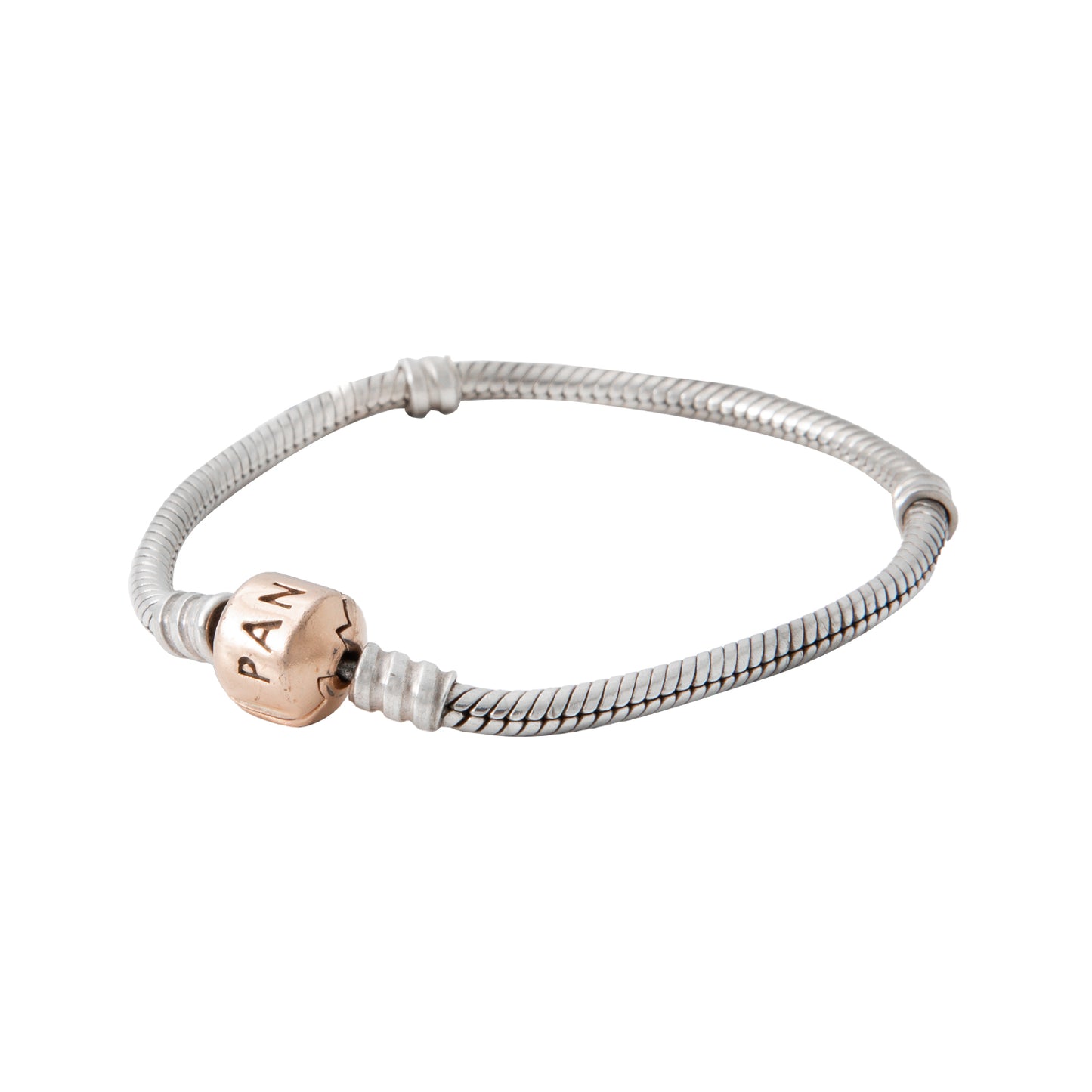 Brazalete Moments con Broche de Barril Recubrimiento en Oro Rosa de 14k