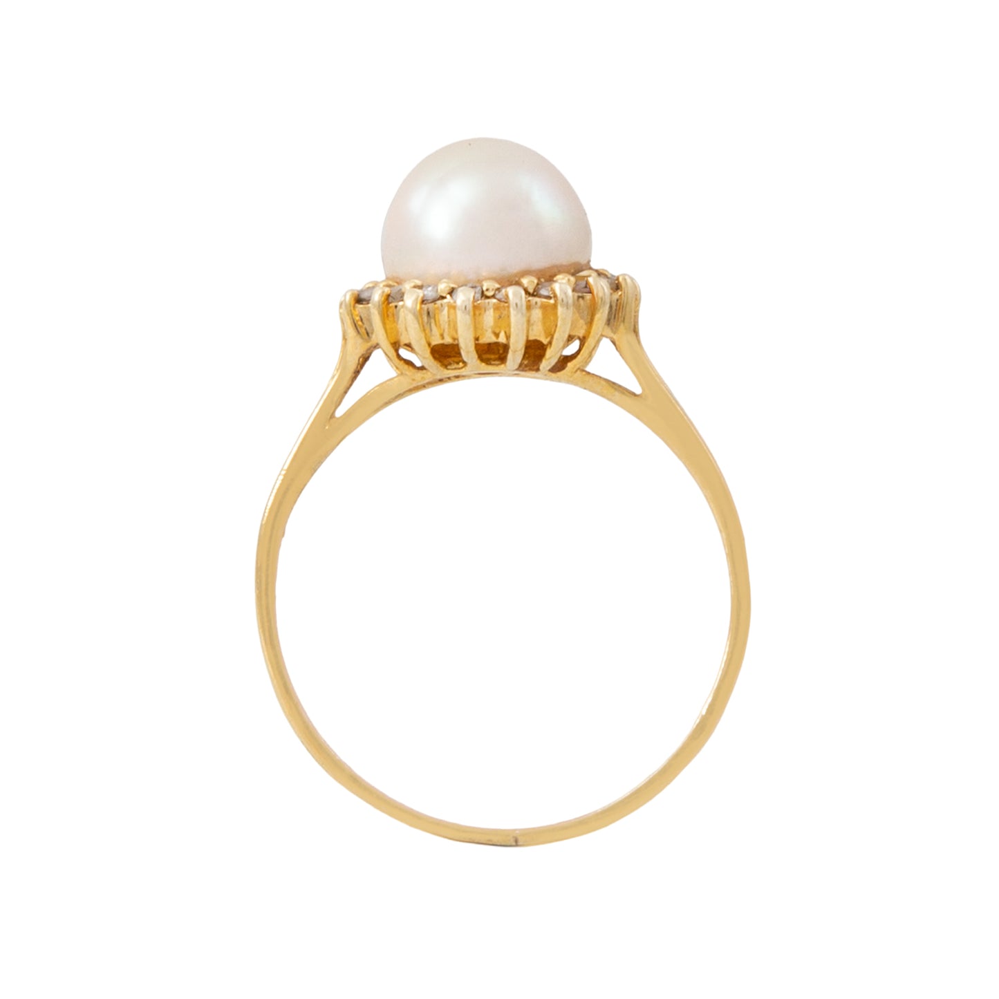 Anillo Perla Clásico