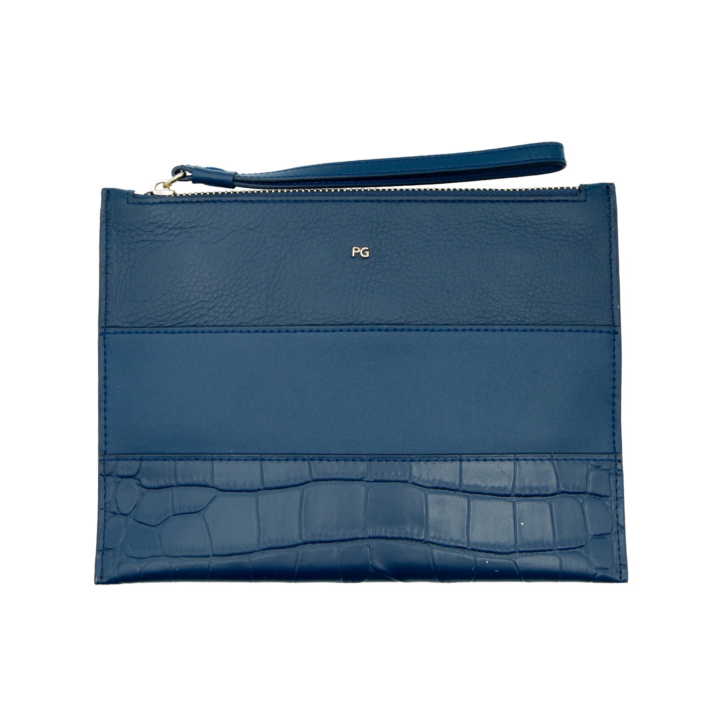 Pochette en color azul