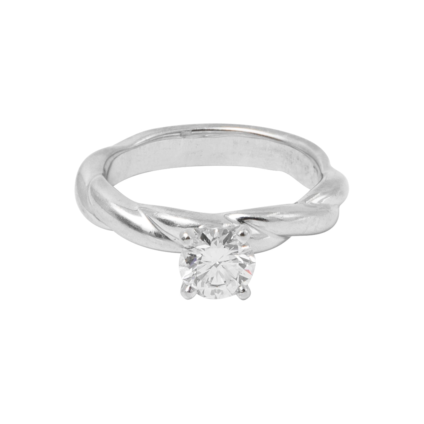 Anillo 0.71 CT oro blanco