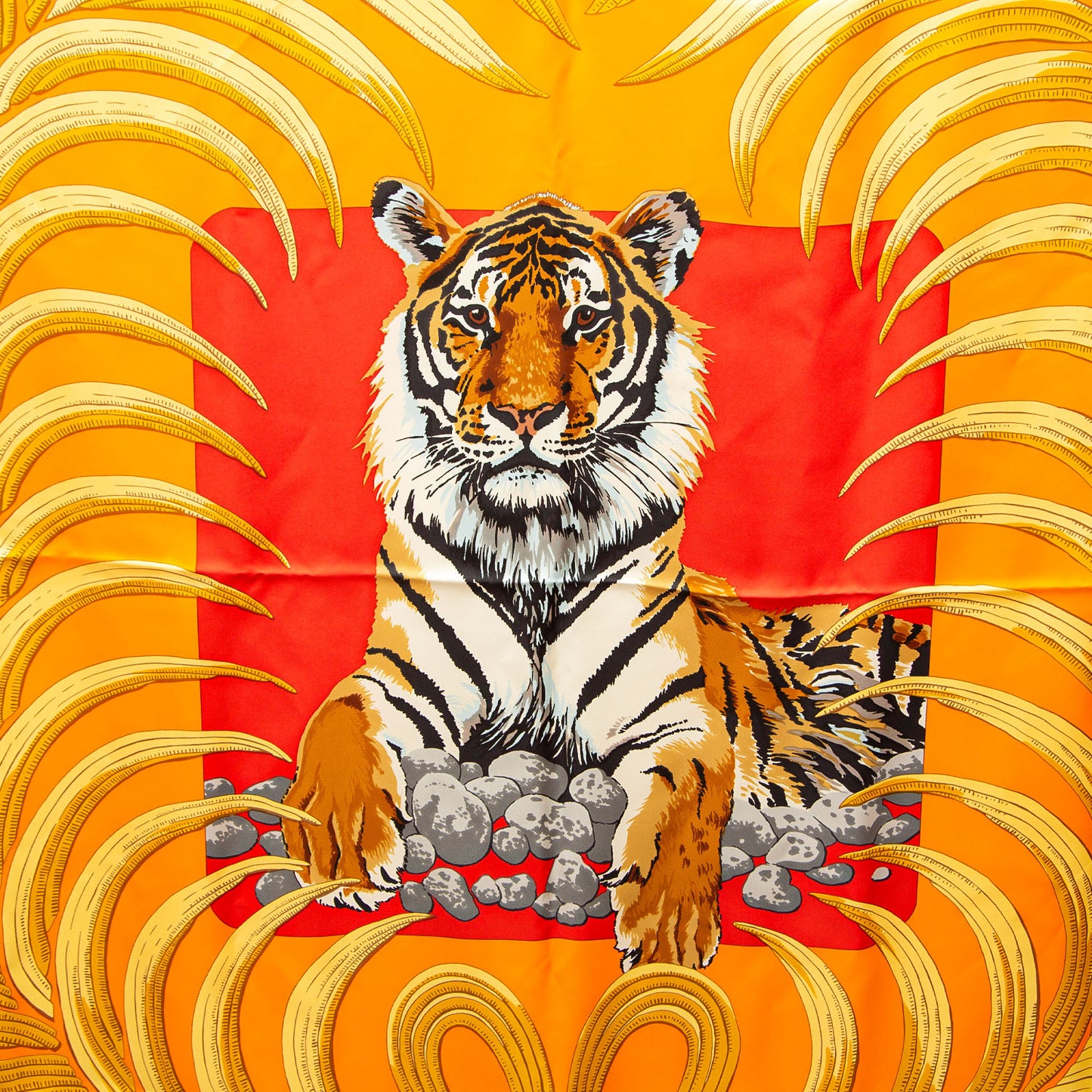VENDIDO Pashmina Diseño Tigre Royal