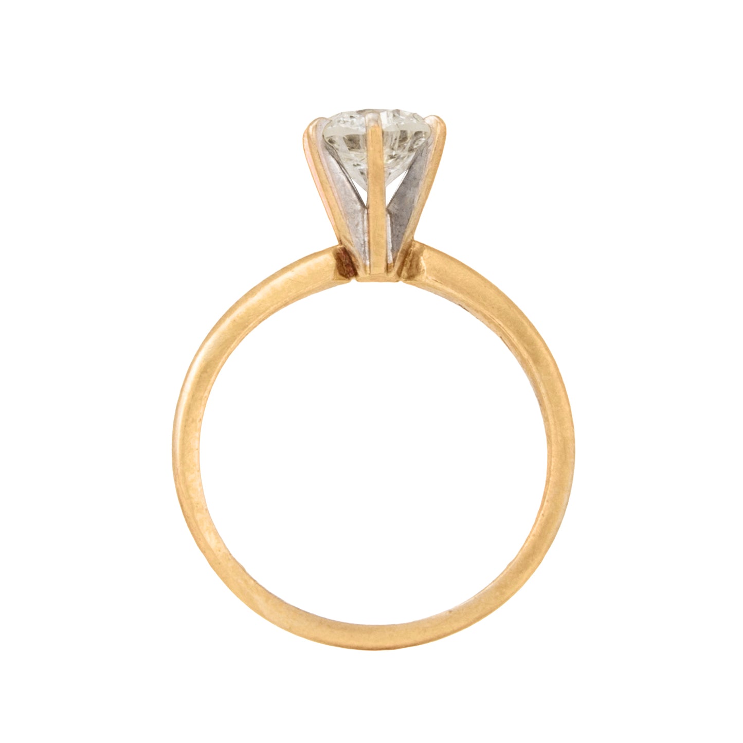 Anillo Solitario 14k