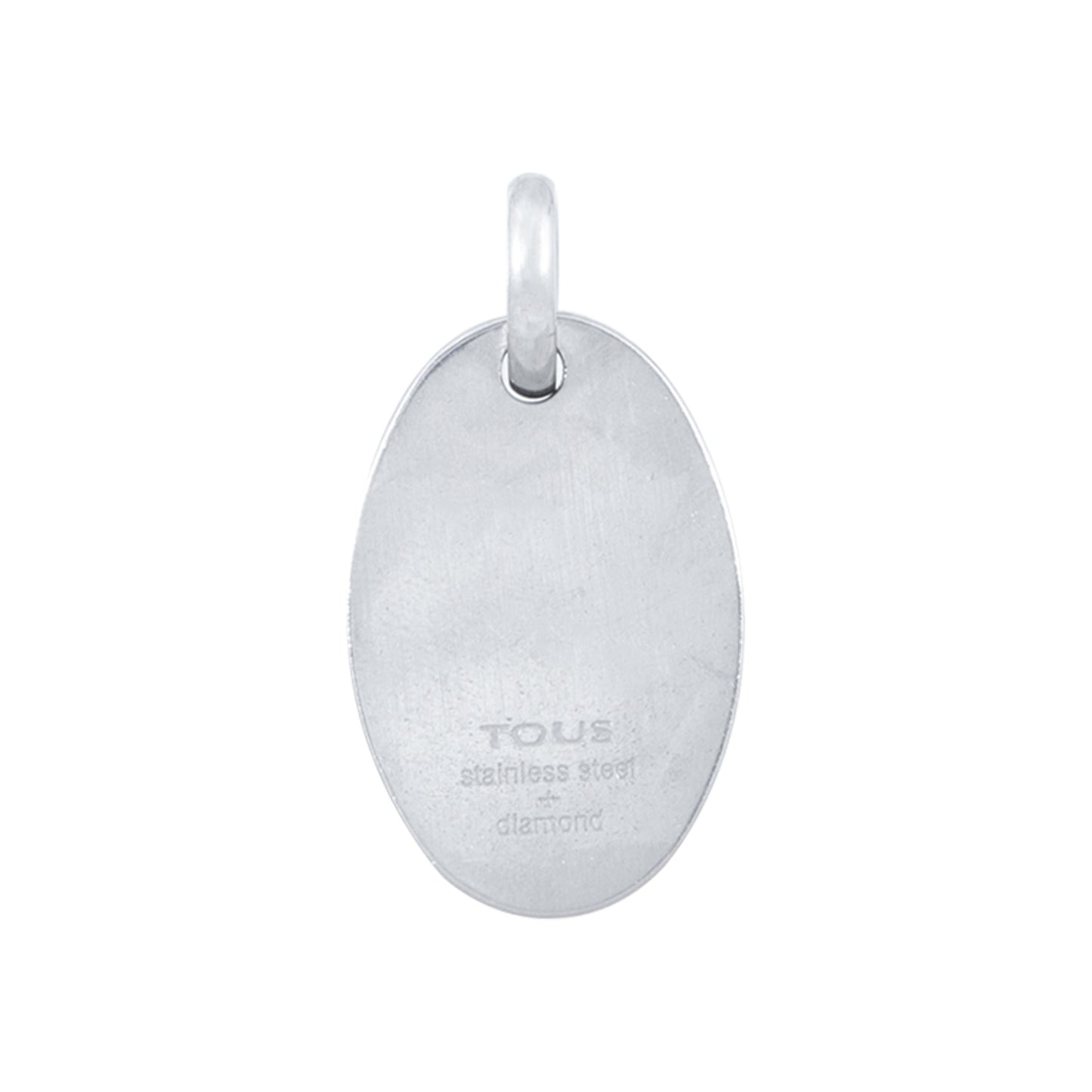 Dije Ovalado Con Brillante