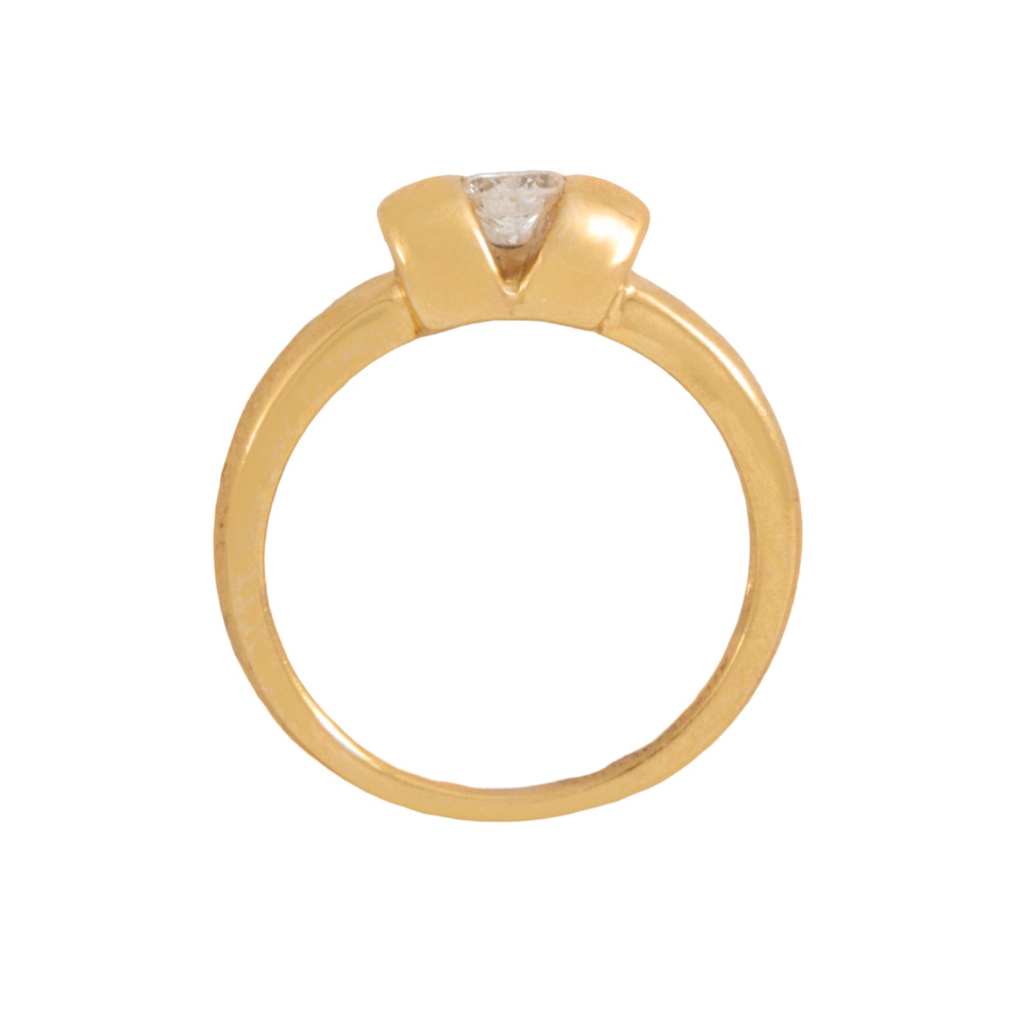 Anillo Solitario 14k