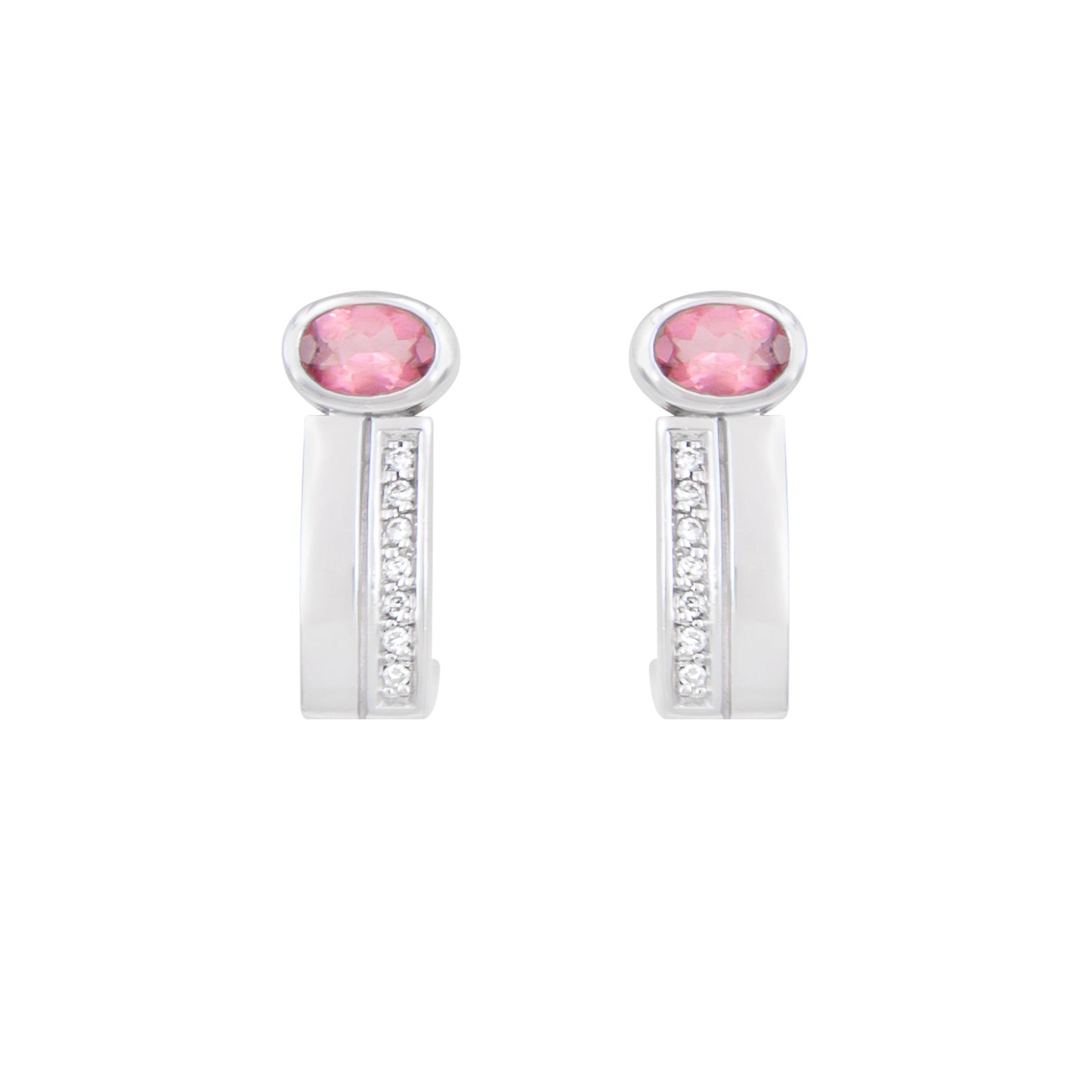 Aretes Diseño Especial Piedras Rosas