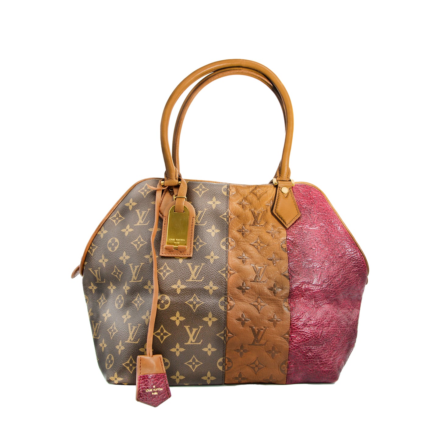 VENDIDO Bolso Bordeaux Monogram Blocks