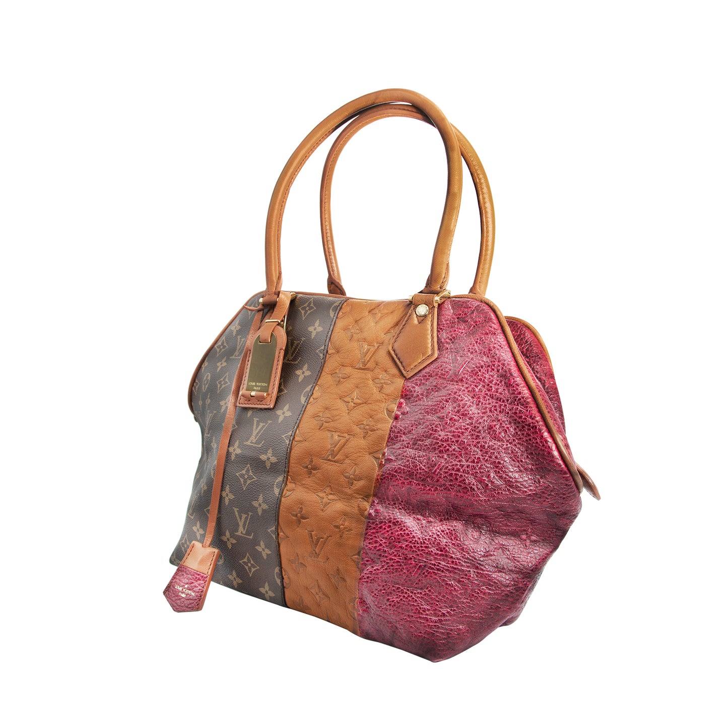 VENDIDO Bolso Bordeaux Monogram Blocks