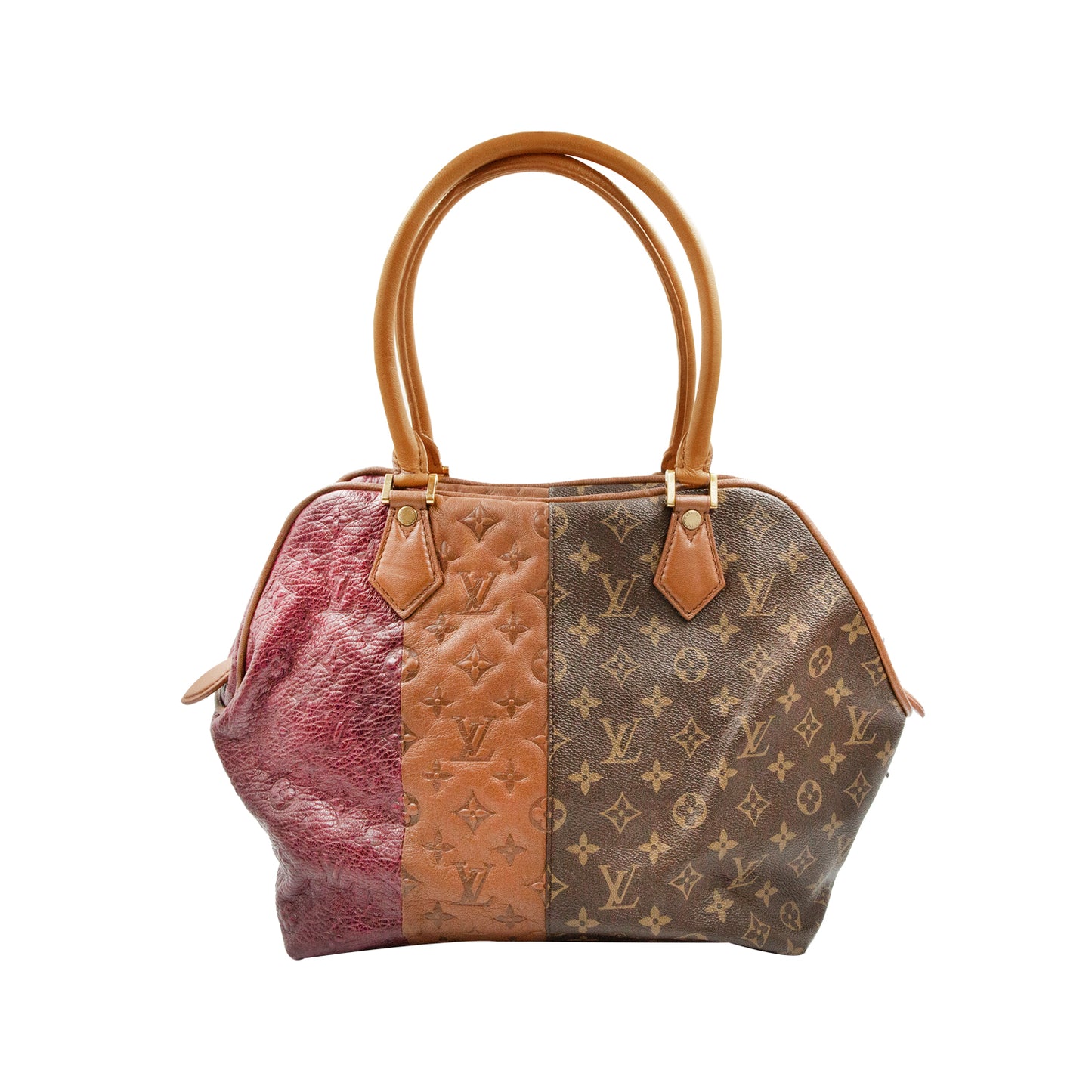 VENDIDO Bolso Bordeaux Monogram Blocks