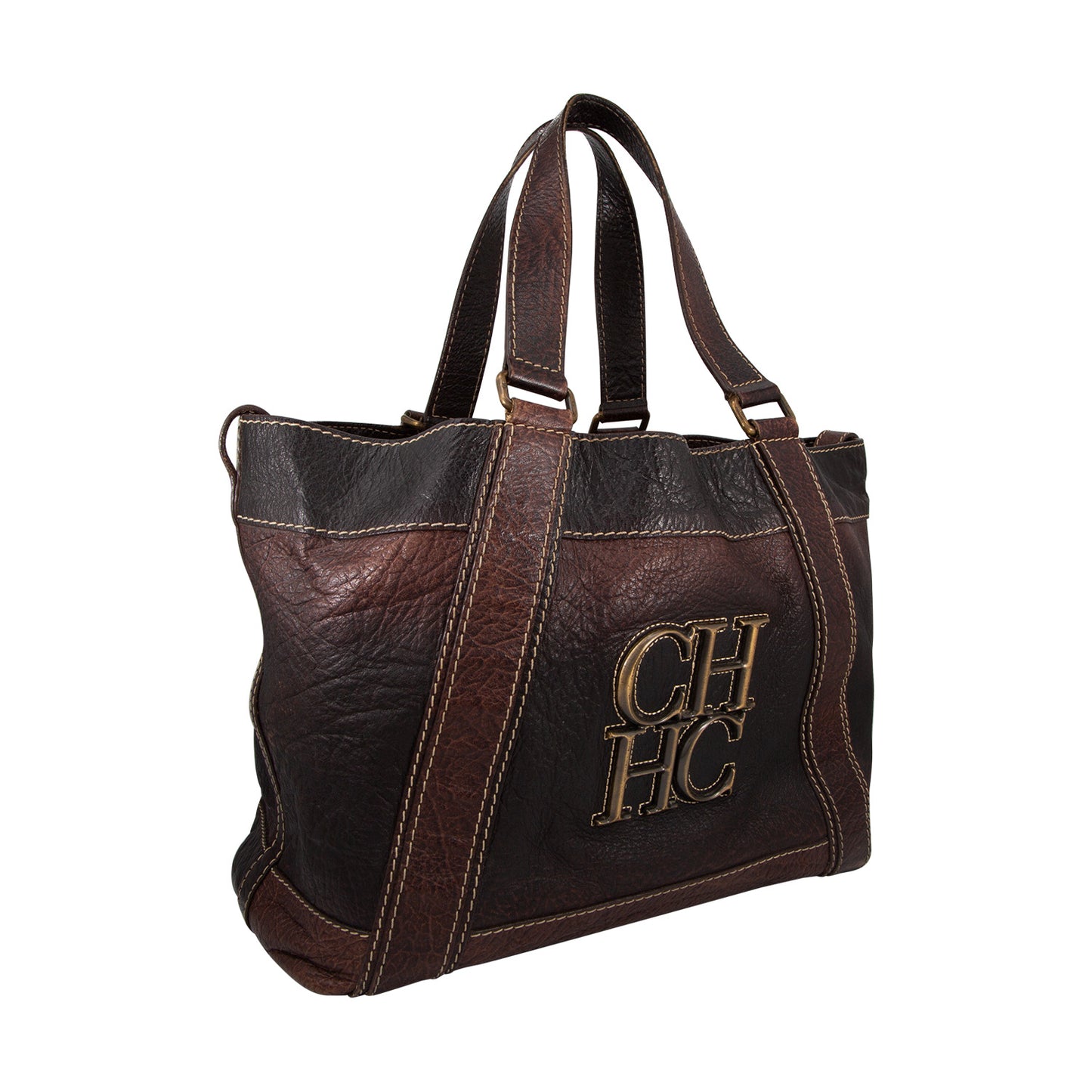 Bolso En Piel Marrón
