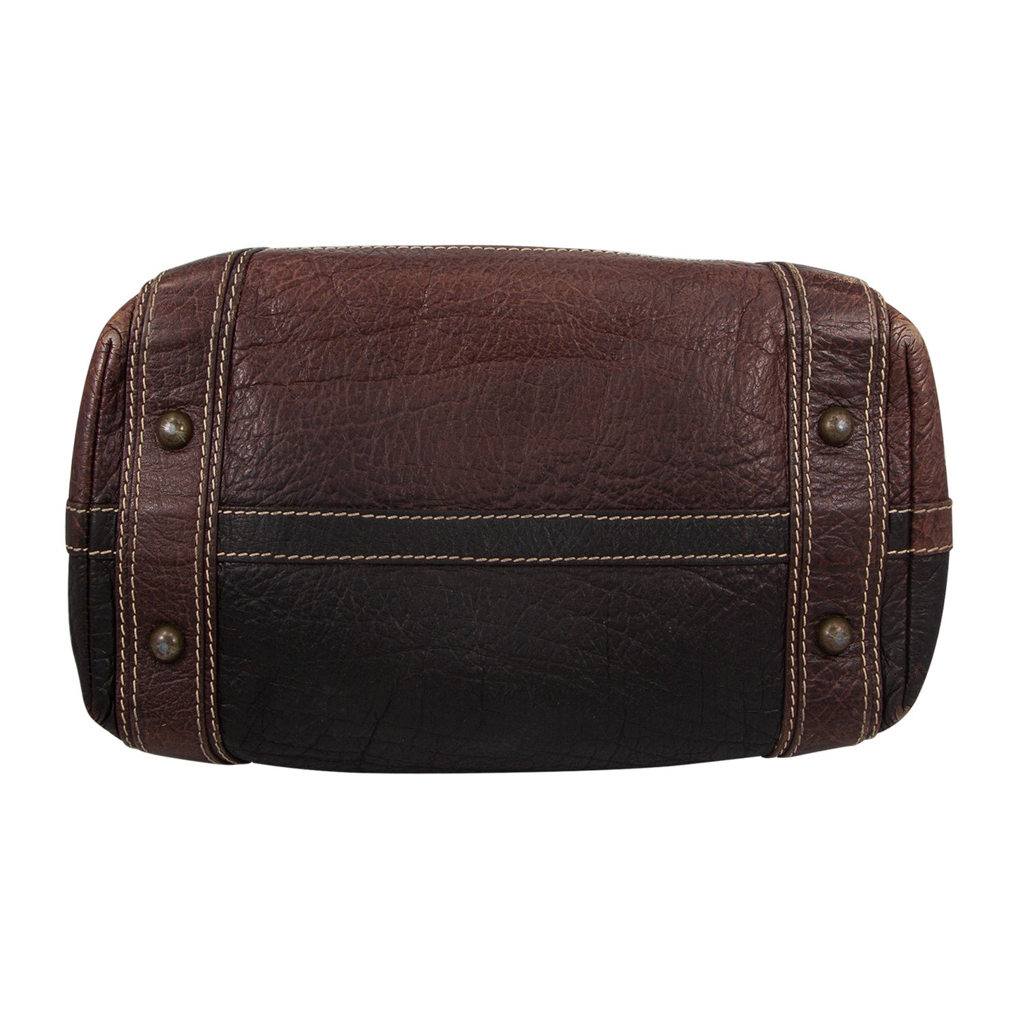 Bolso En Piel Marrón