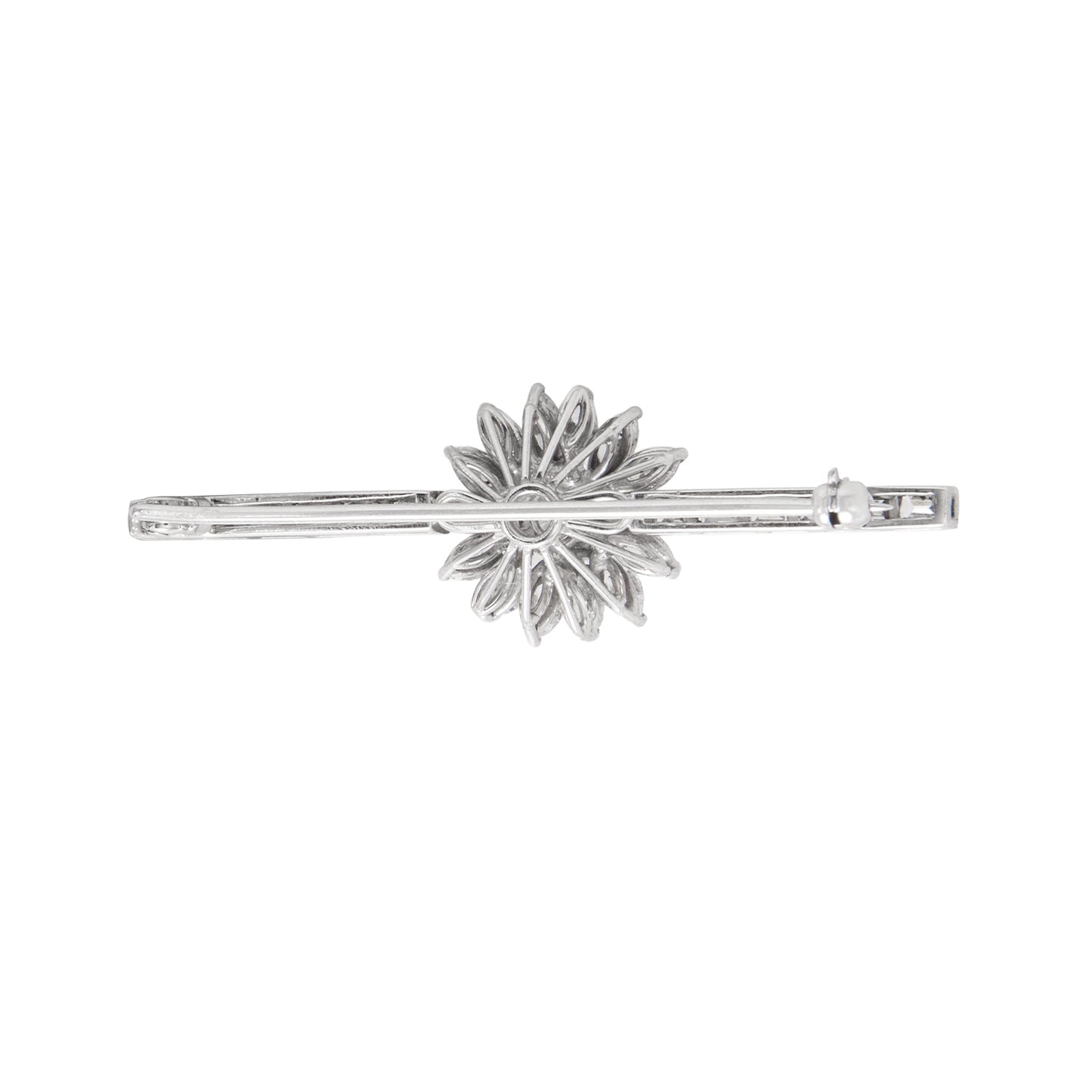 Prendedor Diseño Flor 14k