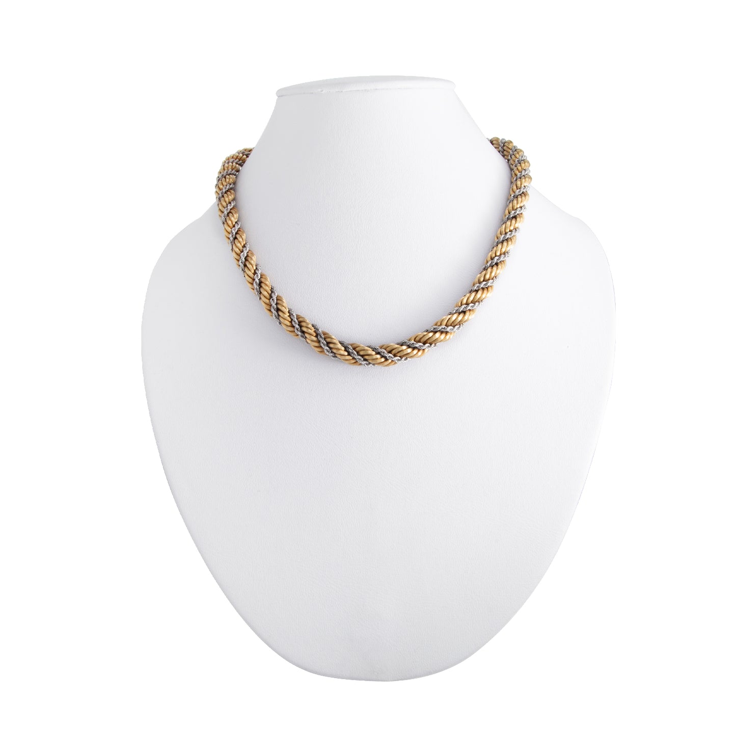 Collar Oro Tejido Torzal