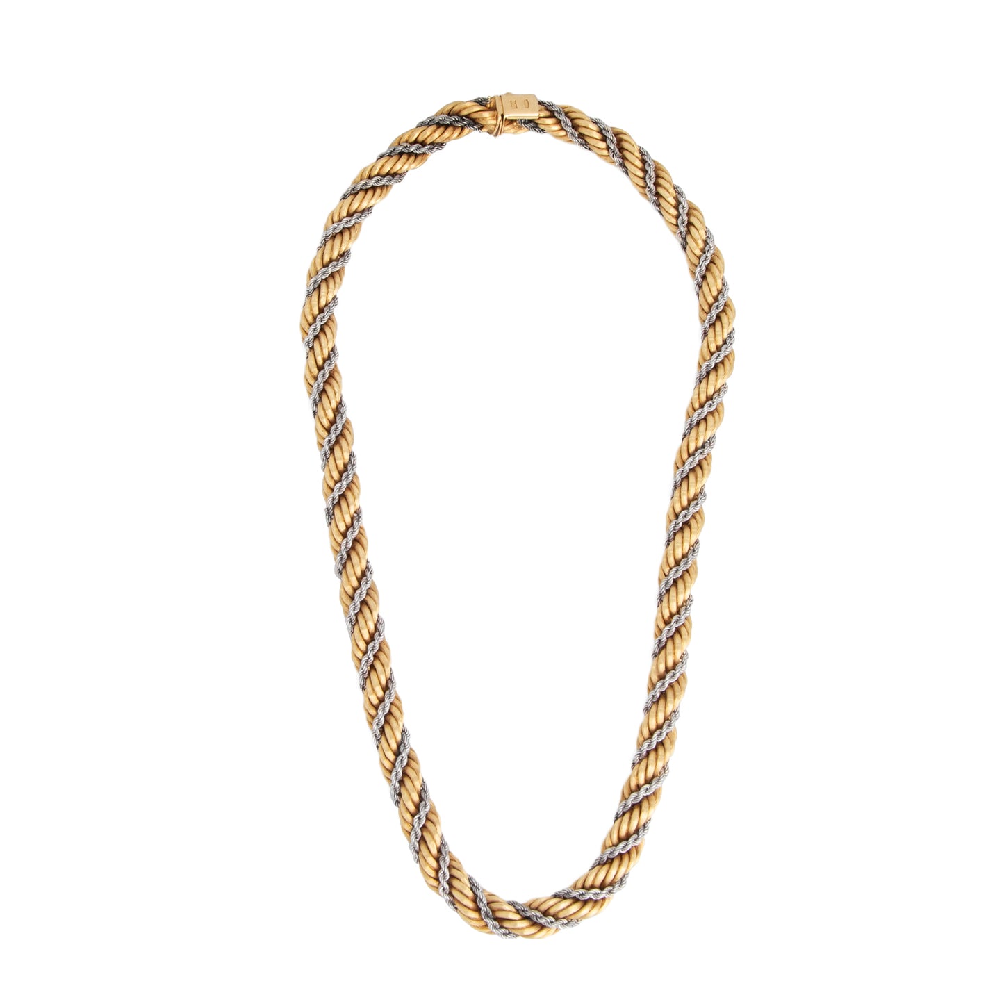 Collar Oro Tejido Torzal