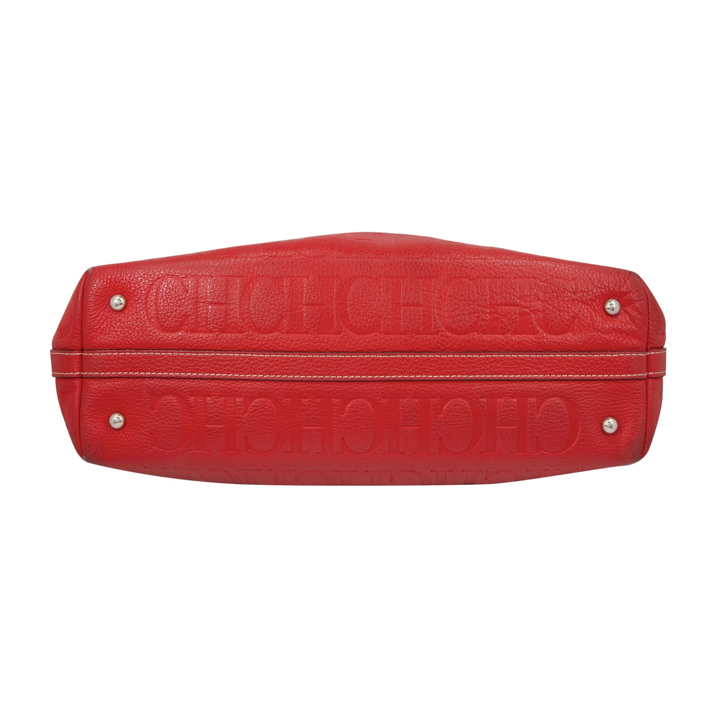 Bolso Tote en Piel Color Rojo