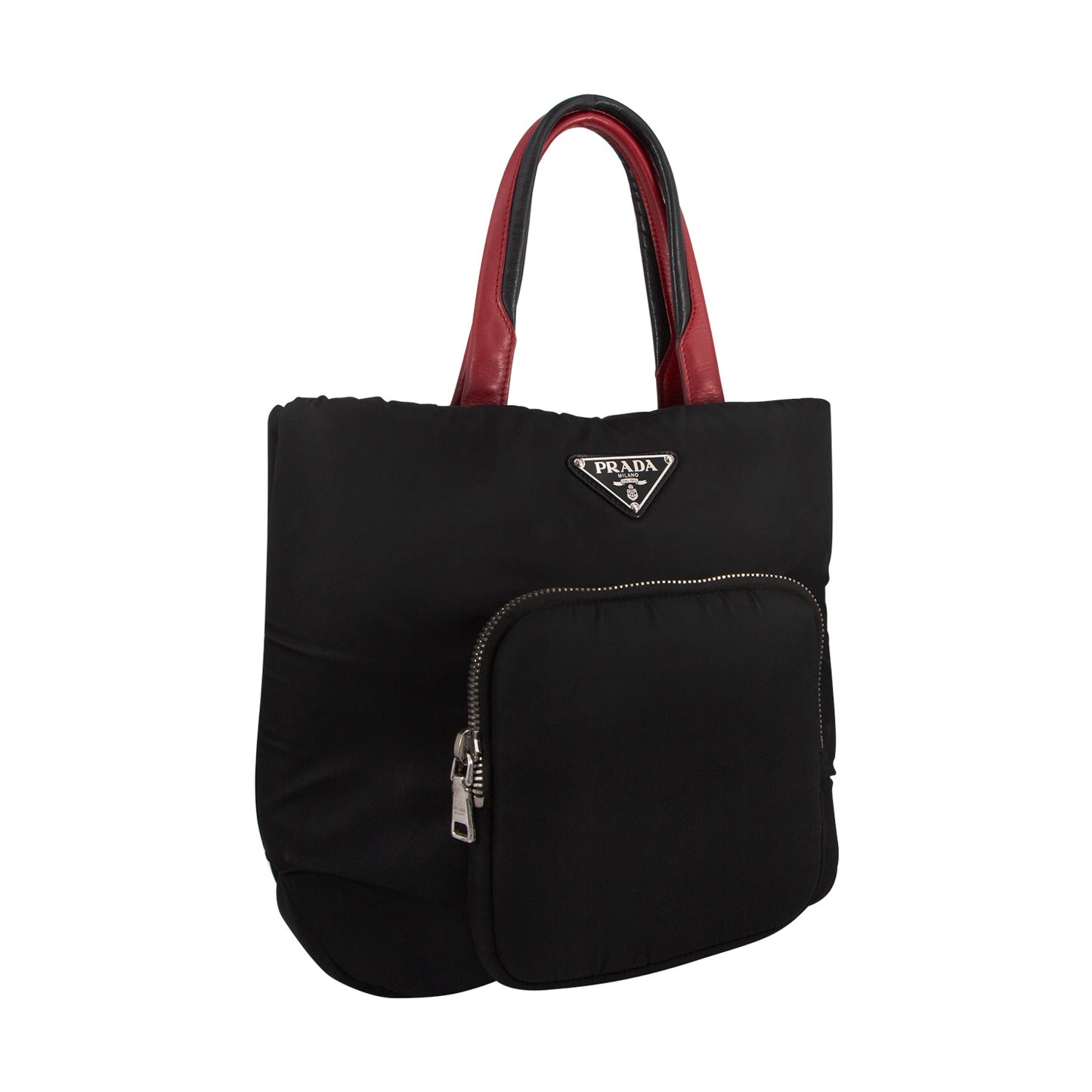 Bolso Acolchonado En Color Negro