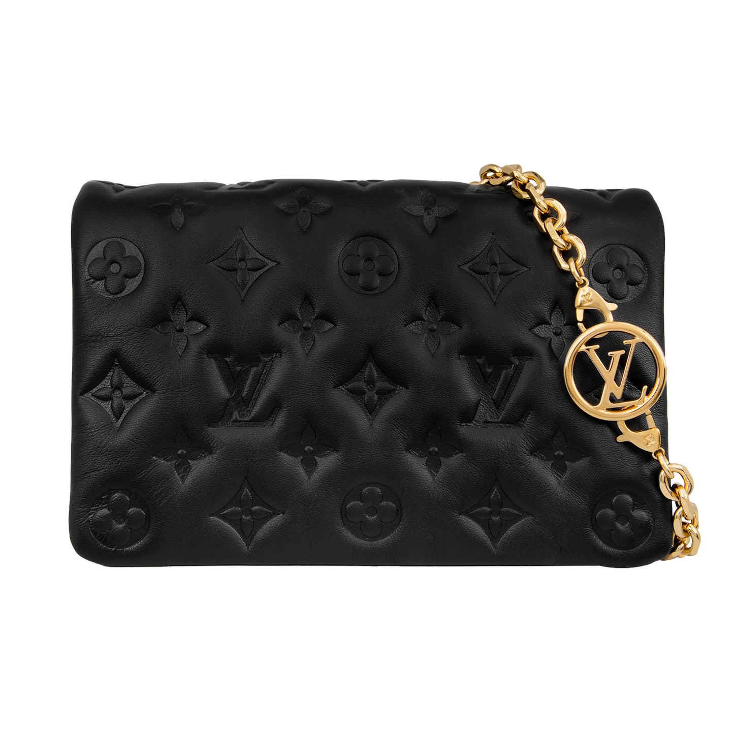 Crossbody Monogram Embossed Pochette Coussin