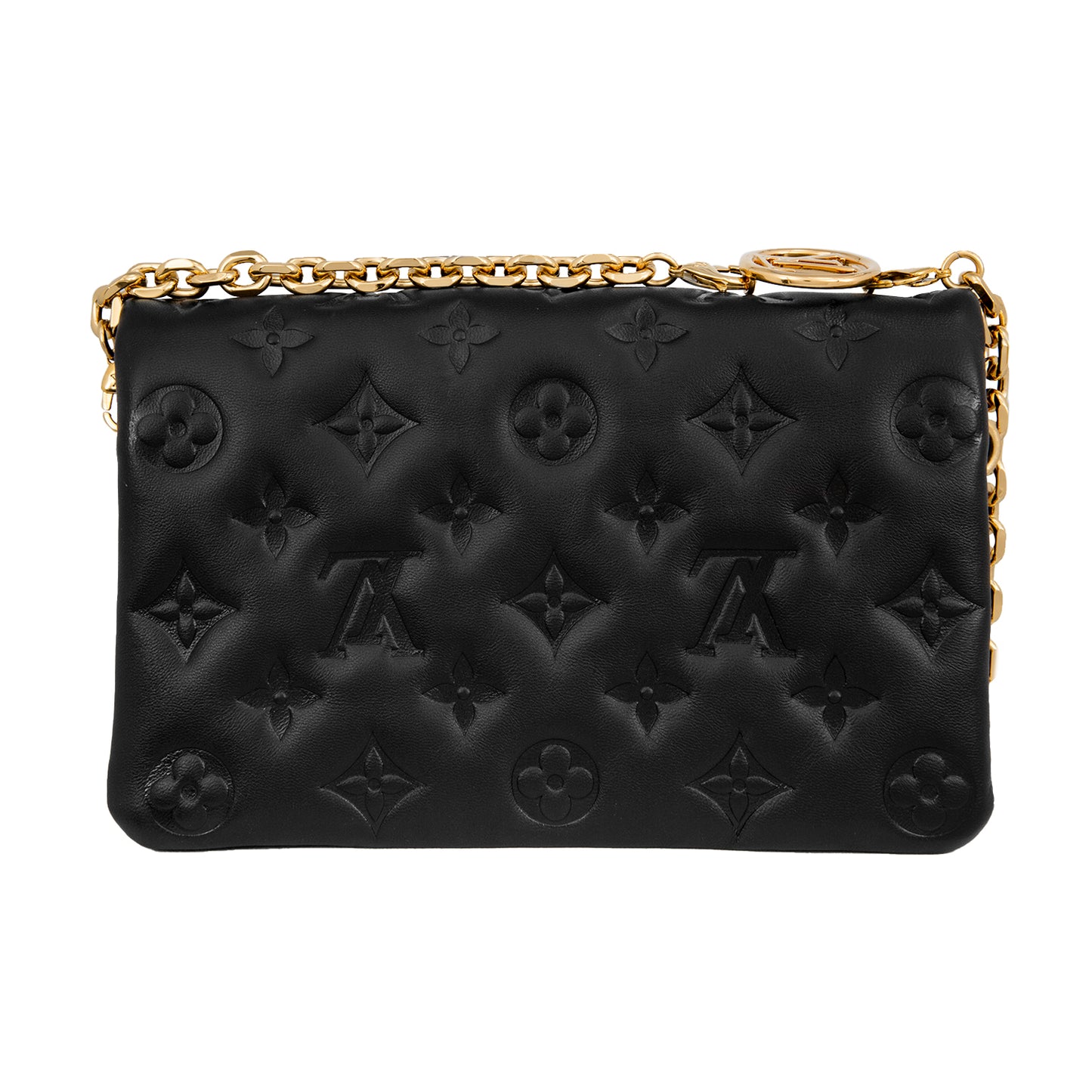 Crossbody Monogram Embossed Pochette Coussin