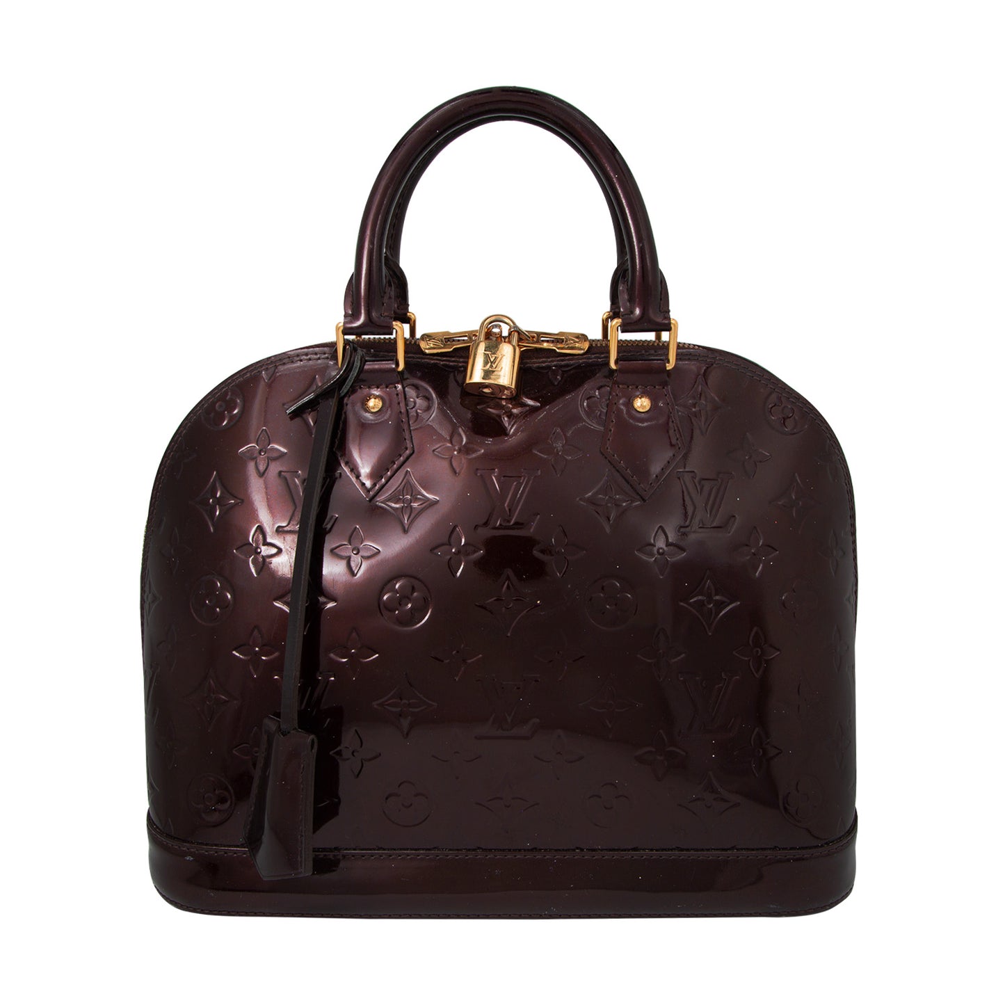 VENDIDO Bolso Alma PM Monogram Vernis Amarante