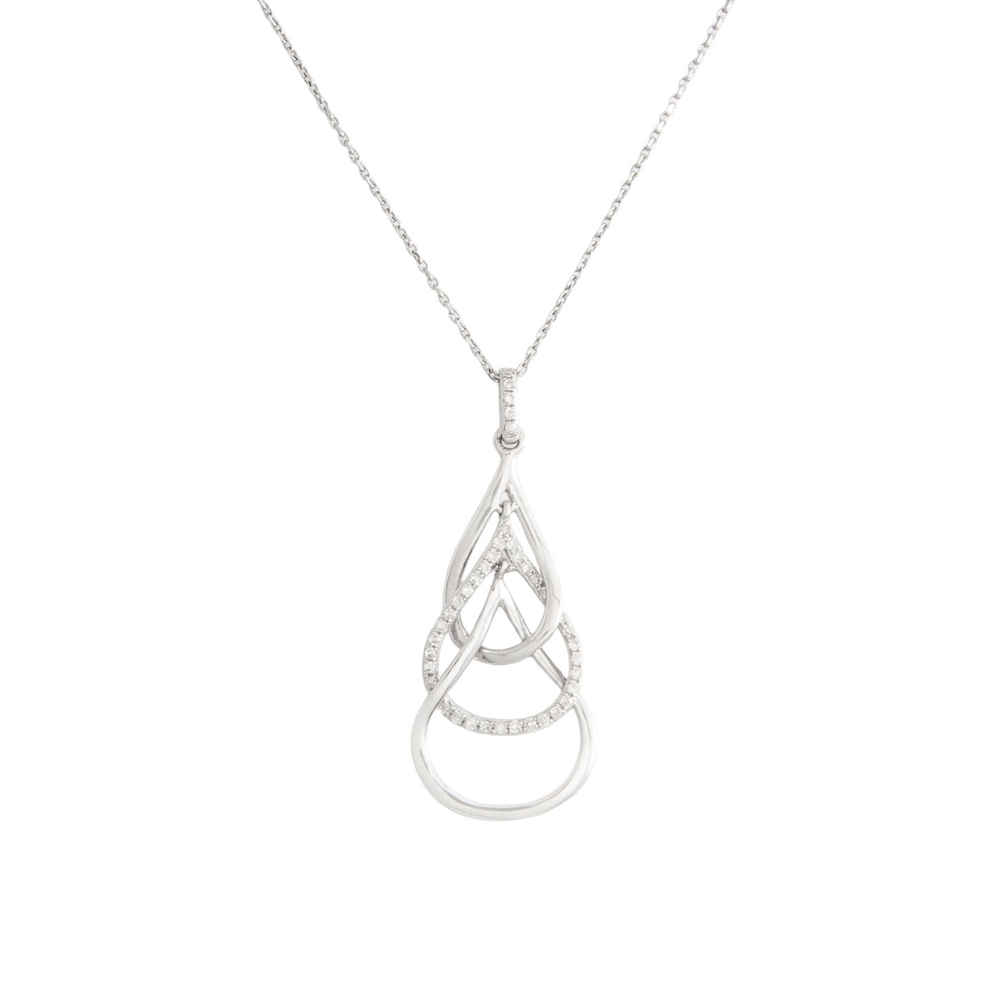 Juego de Aretes y Gargantilla Diseño Gotas