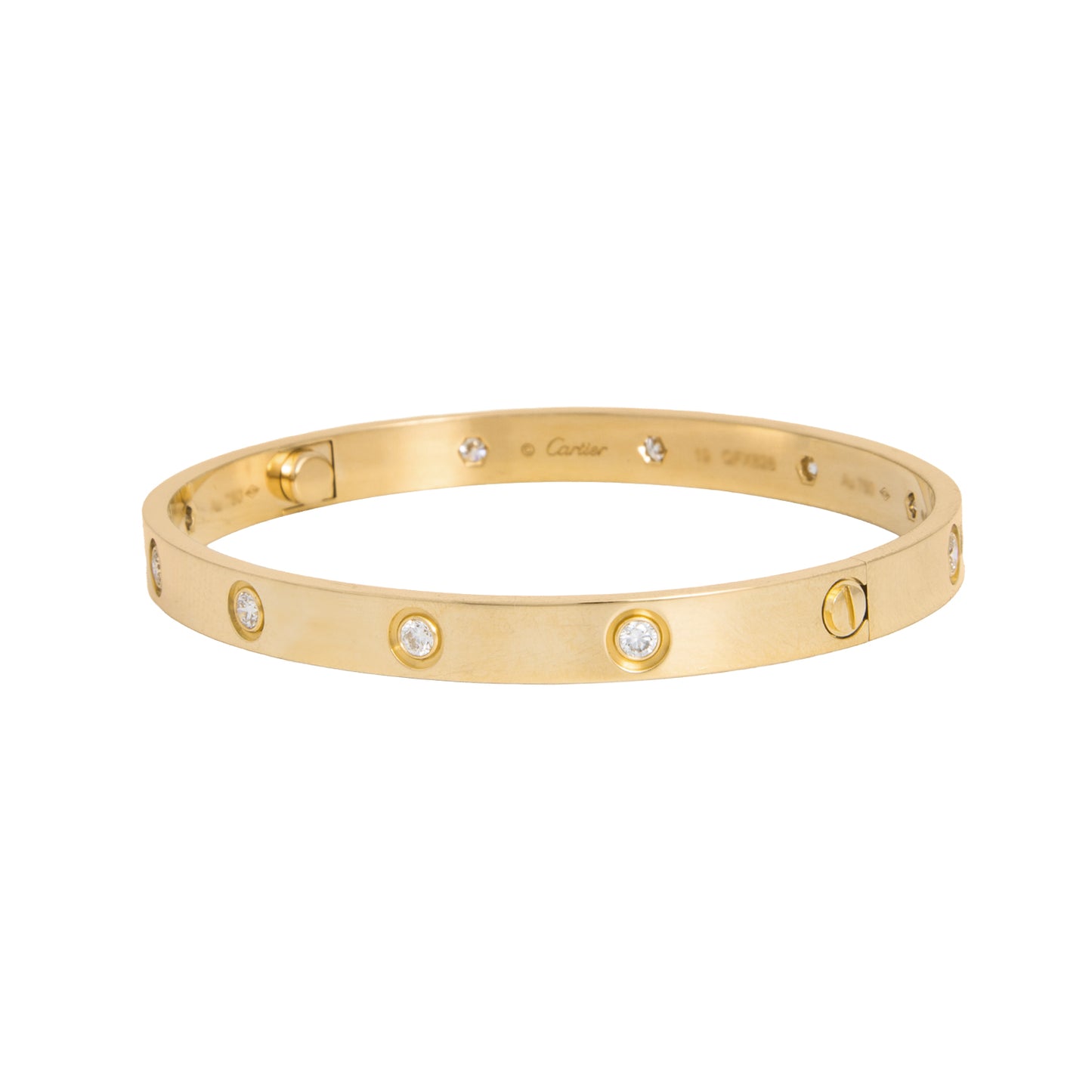 Brazalete Love Con Diamantes