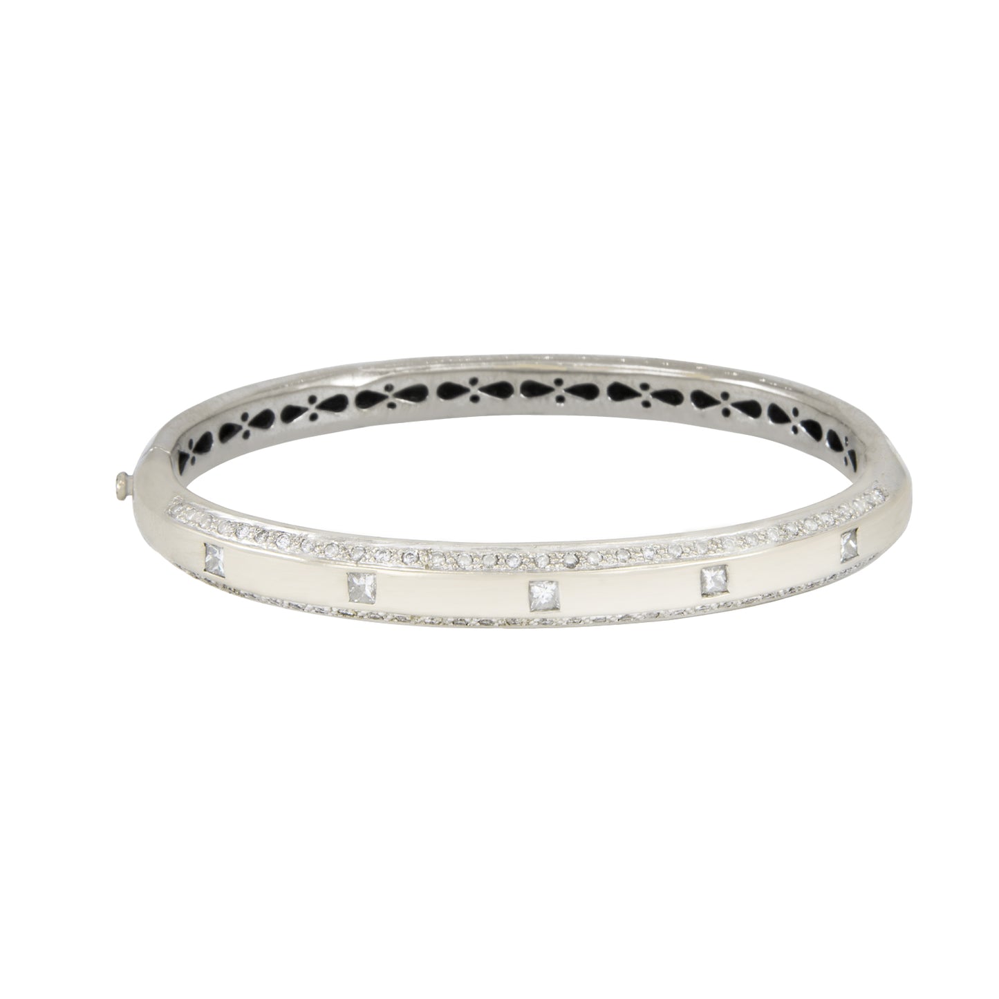 Brazalete Oro Blanco