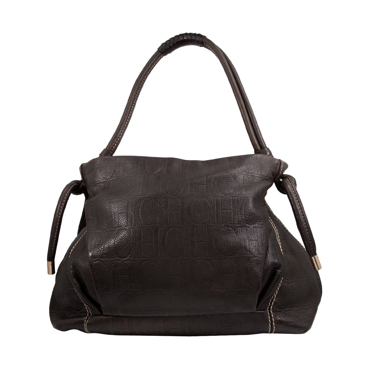 Bolso En Piel Café